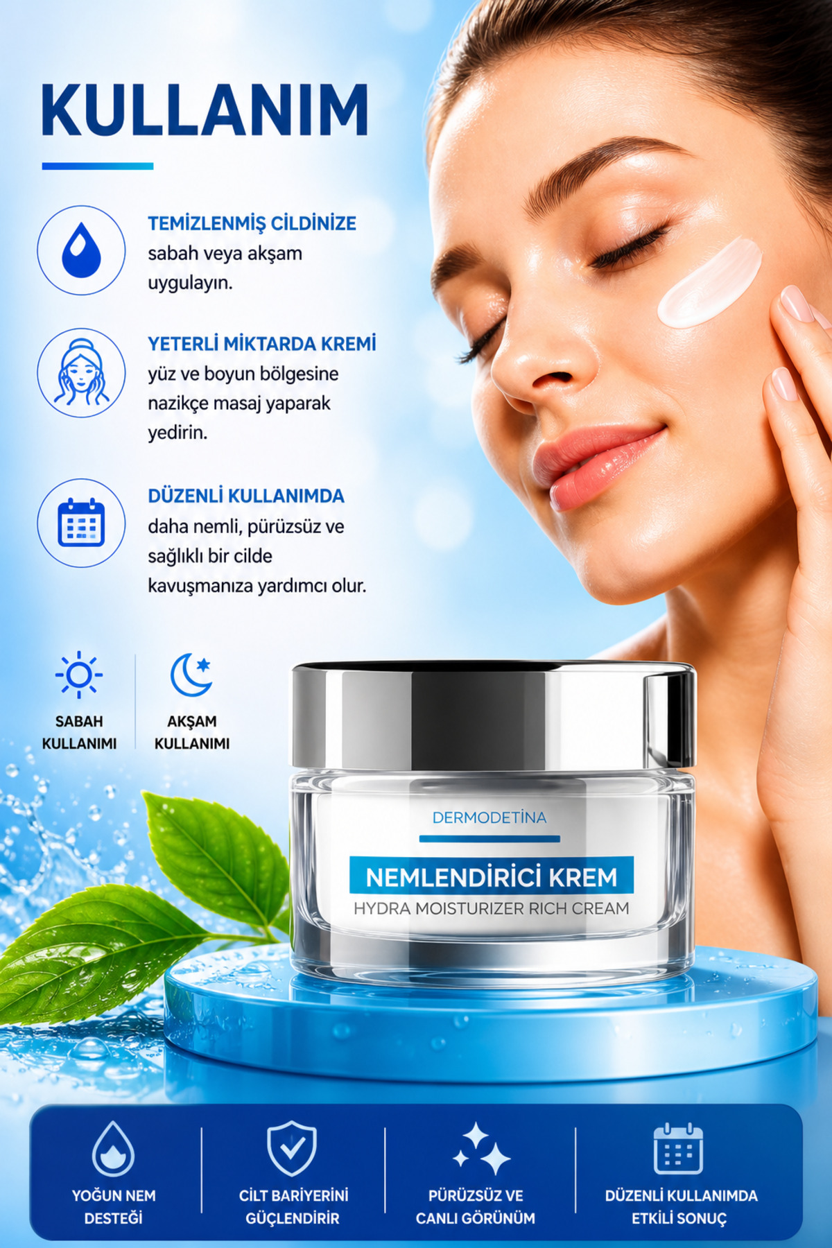 Hydra Rich Cream – Nemlendirici ve Besleyici Yüz Bakım Kremi 50 ml — RİC656565