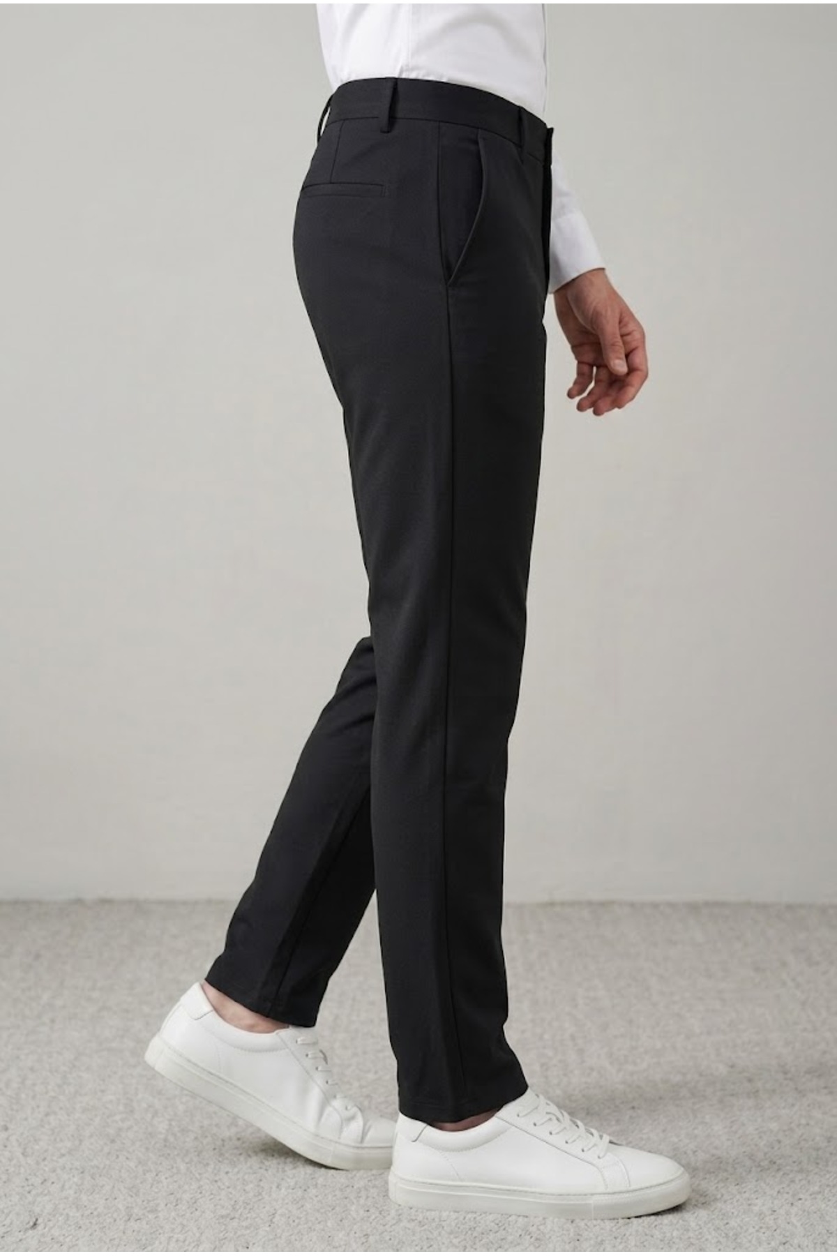 ElitWear Erkek Slim Fit Likralı Casual Kumaş Pantolon görsel 3