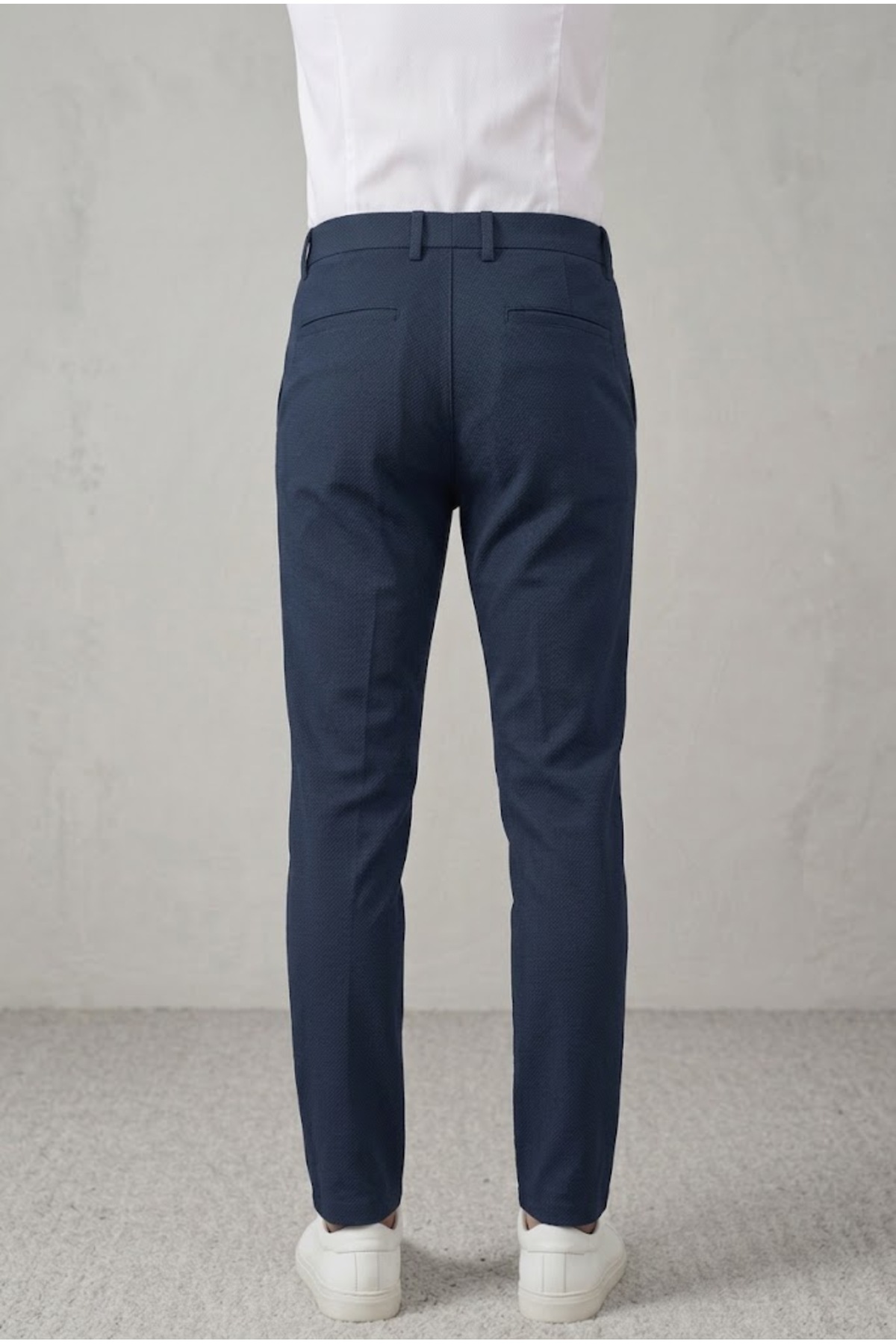 ElitWear Erkek Slim Fit Likralı Casual Kumaş Pantolon görsel 4