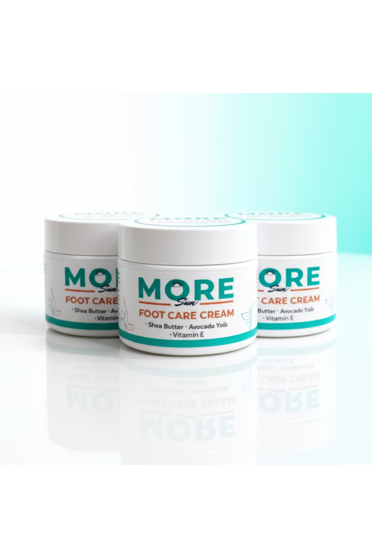 MORESUN 3 Adet Ayak Ve Topuk Çatlak Kremi, Ayak Bakımı, Ayak Kokusu 300ml — MTH262615034093