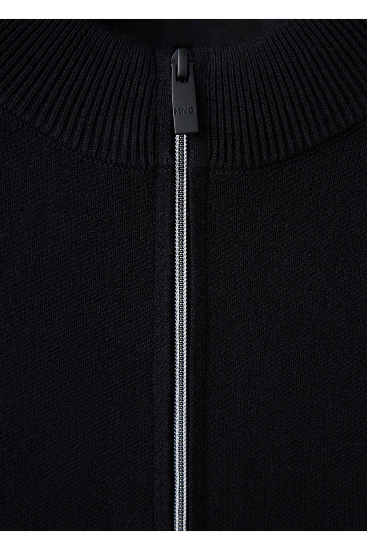 Comfort stretch triko hırka — مشکی 37065981 — تصویر 8 از 8