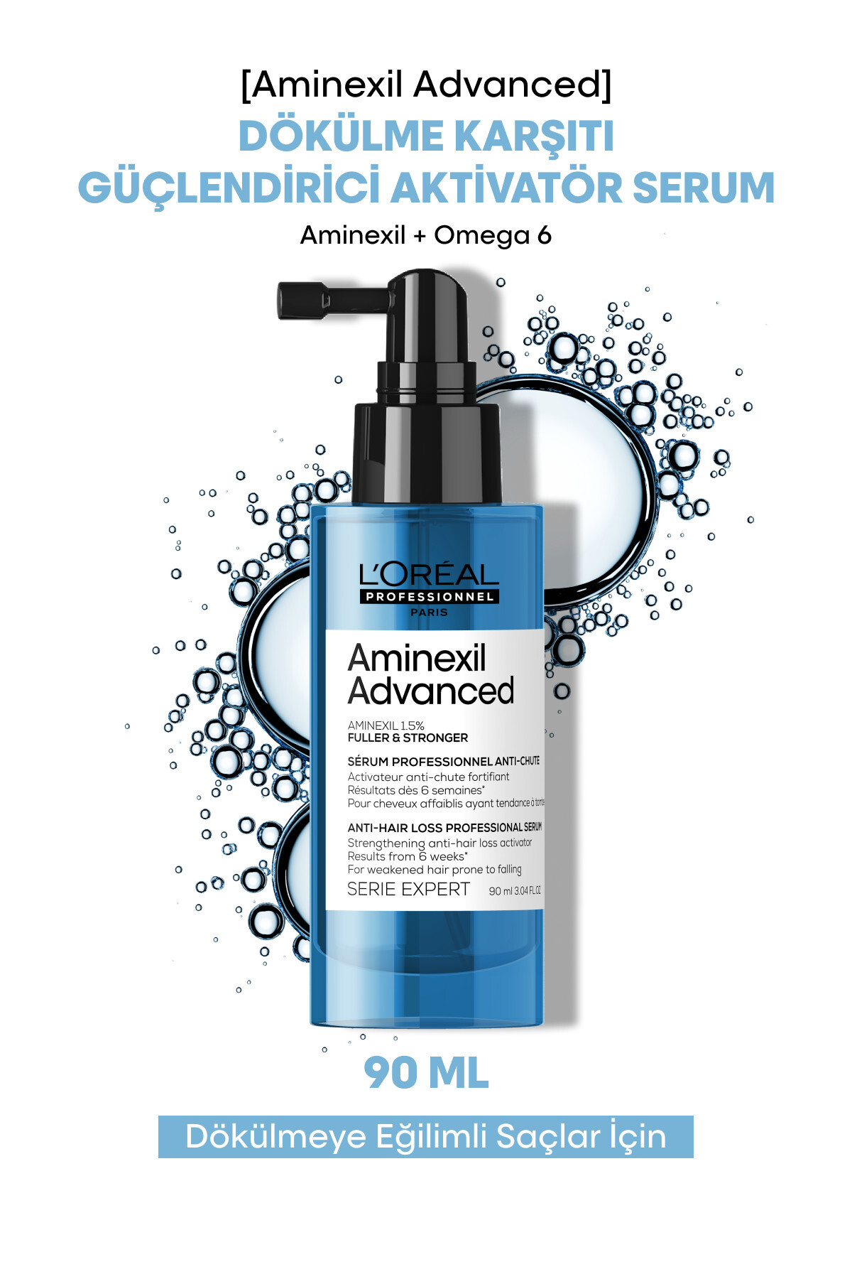 Serie Expert Aminexil Advanced Daha Gür & Daha Güçlü Saçlar Için Dökülme Karşıtı Güçlendirici Aktiva — 3474637106331 — تصویر 2 از 7