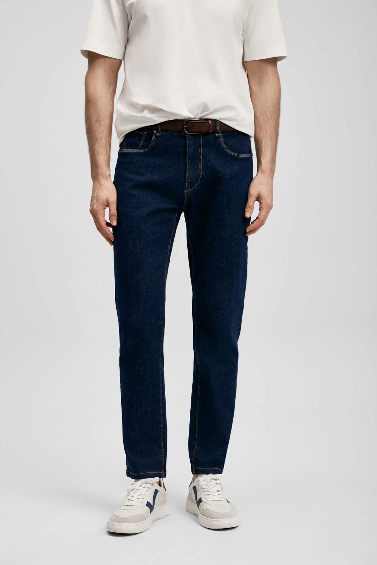 Lufian Aqua Smart Jean Erkek Pantolon Regular Fit Mavi görsel 3