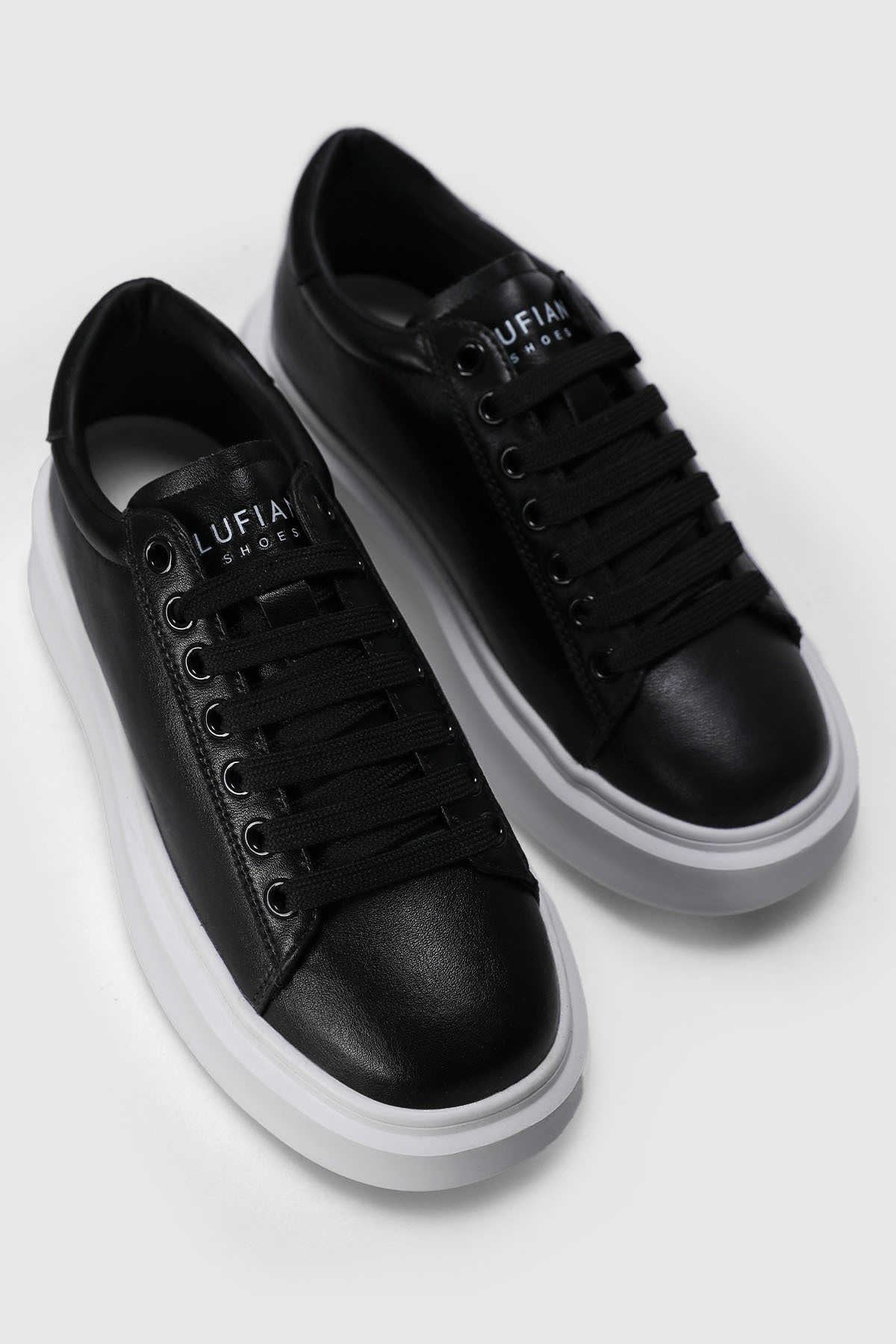111230234 Gage Casual Erkek Sneaker Ayakkabı SİYAH-BEYAZ