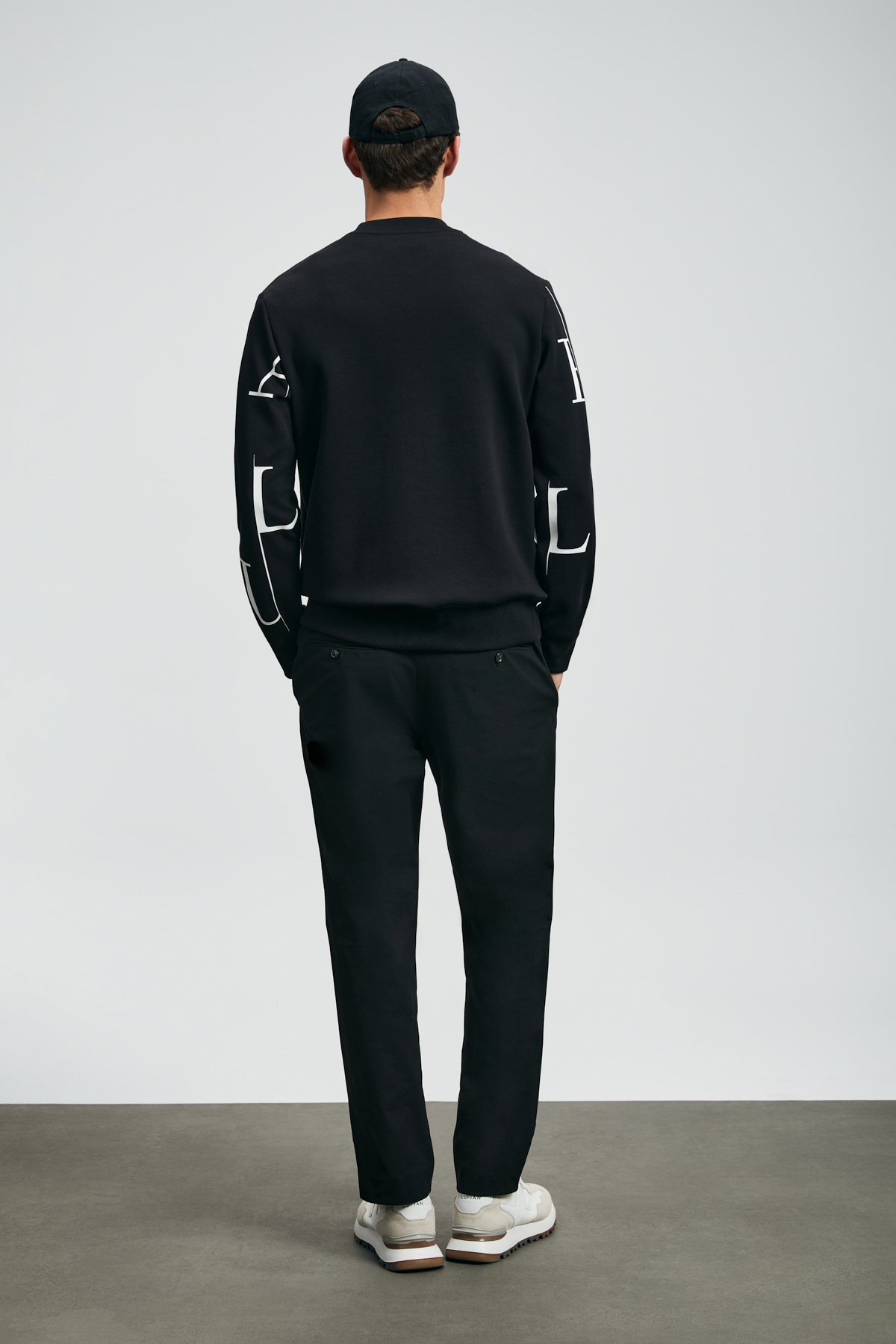 Lufian Tıffany Erkek Sweatshirt Siyah görsel 6