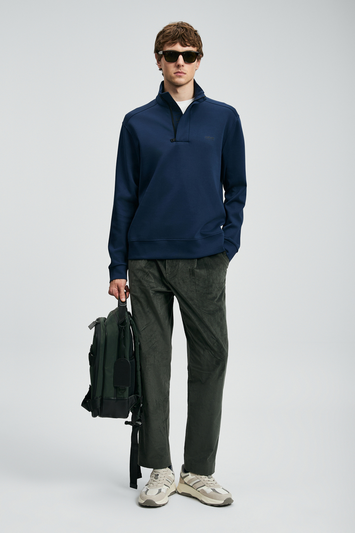 Lufian Wonder Erkek Sweatshirt Lacivert görsel 4