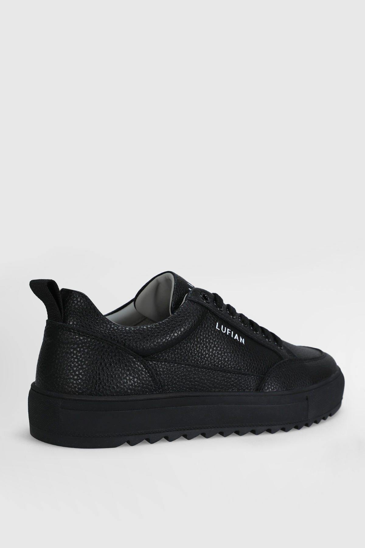 Lufian Phılıp Erkek Deri Sneaker Ayakkabı Siyah görsel 3