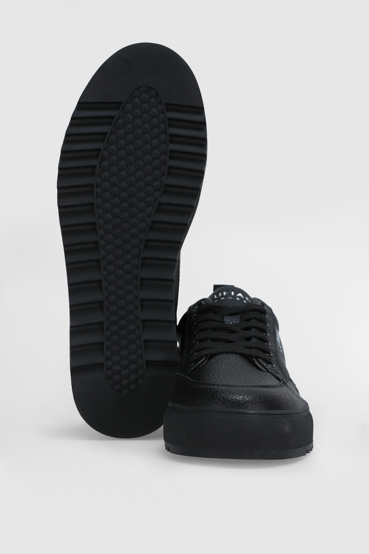 Lufian Phılıp Erkek Deri Sneaker Ayakkabı Siyah görsel 6