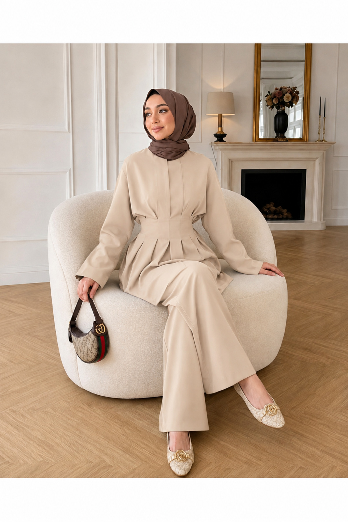 unika boutique Kadın Tesettür Takım Alt-Üst İkili Takım
