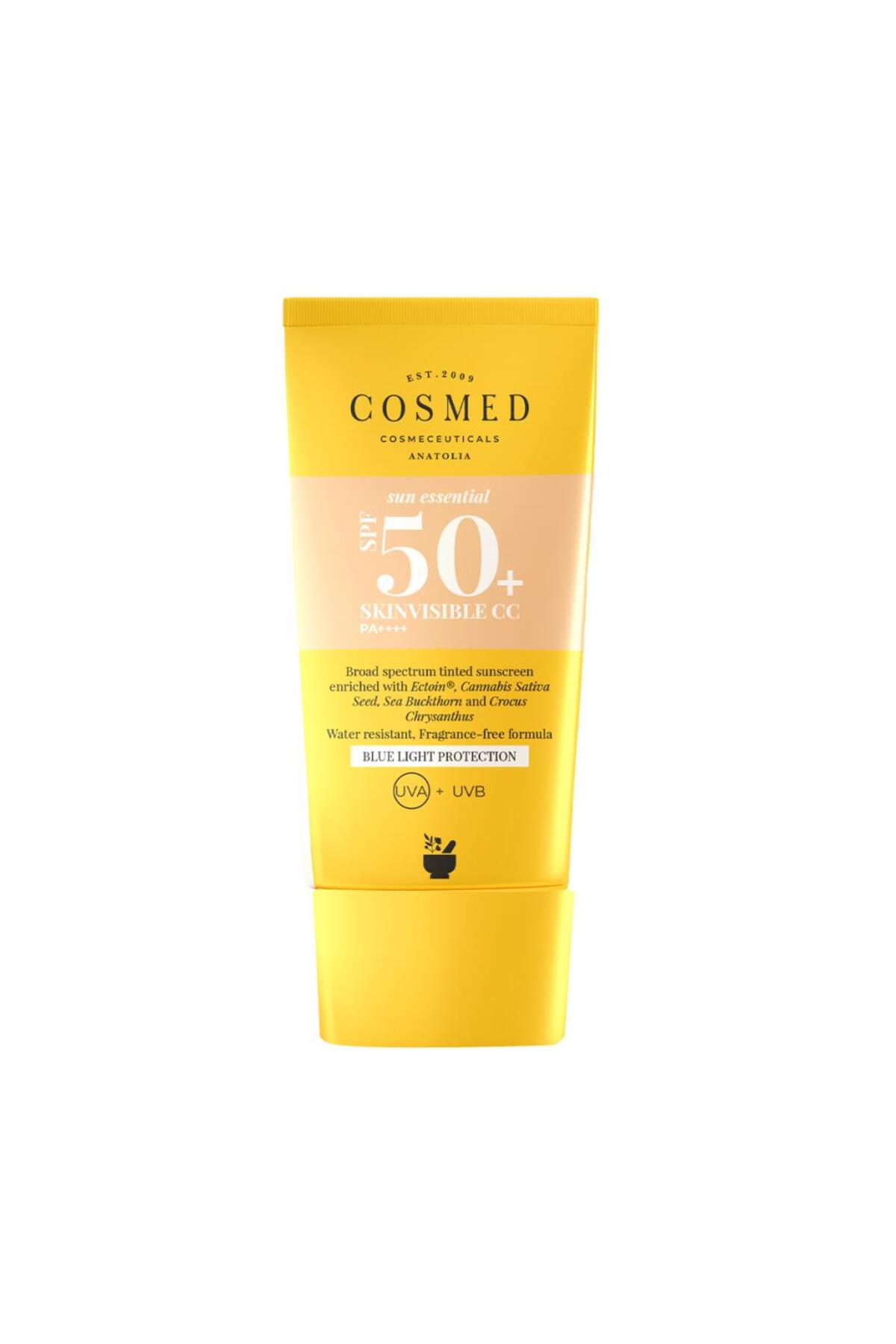 Tüm Cilt Tipleri İçin Renkli Suya Dayanıklı SPF50+ Güneş Kremi/SUN ESSENTIALS SKINVISIBLE CC SPF50+ — 20902 — تصویر 2 از 2