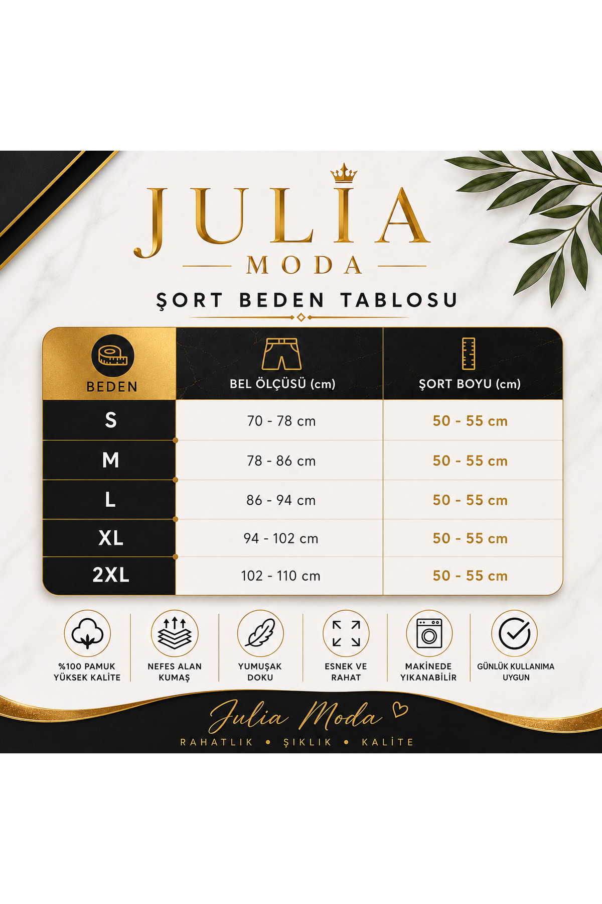 JULİA MODA 3'Lü Günlük Kombinlere Uyumlu Erkek Şort Rahat Kesim Premium Pamuklu Şort görsel 5