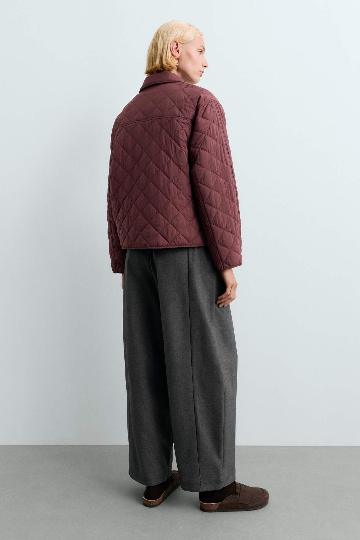 Oysho FELLEX® AEROGEL dolgulu midi ceket görsel 4