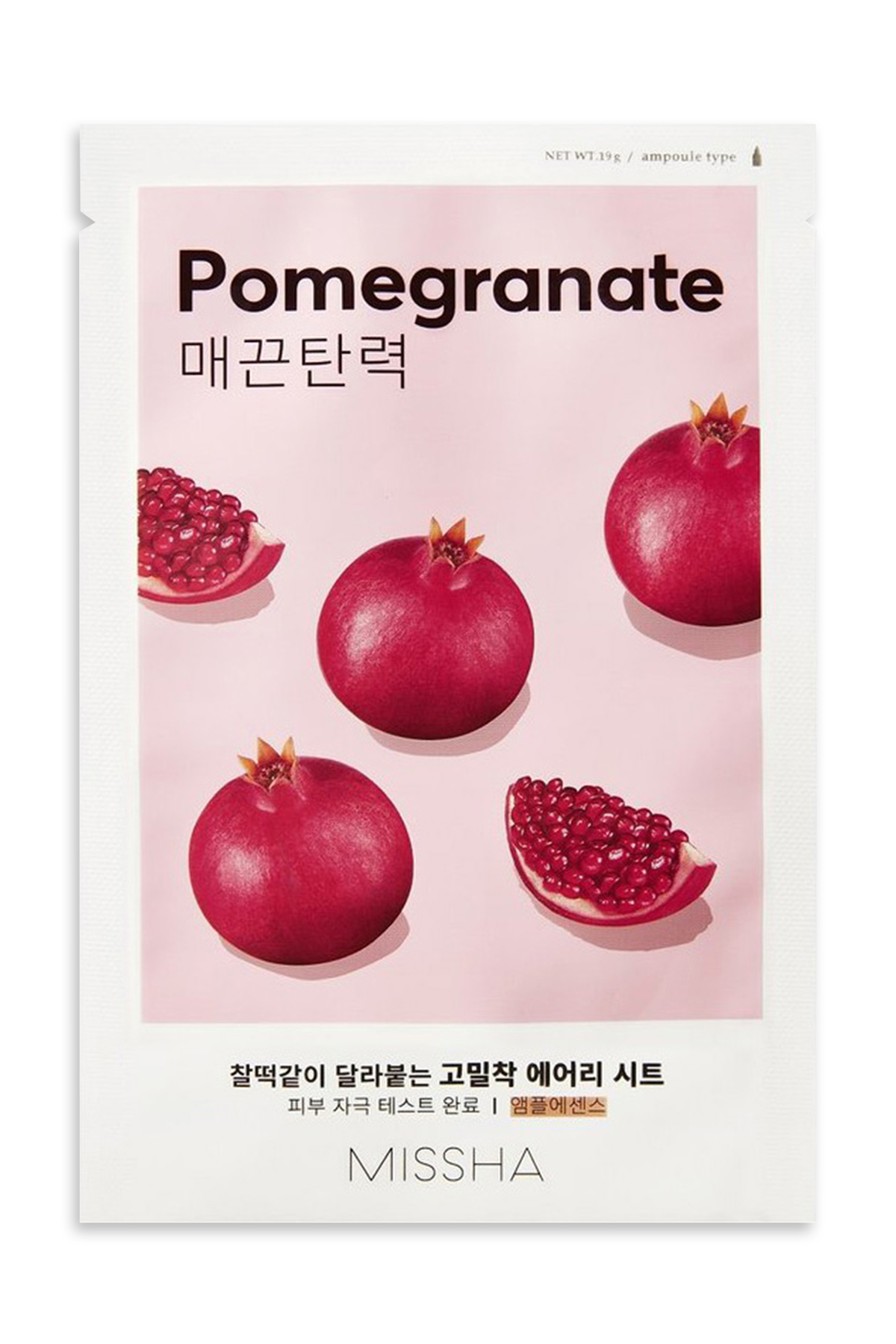 Missha Nar Özlü Yaşlanma Karşıtı Bakım Sunan Yaprak Maske Airy Fit Sheet Mask (Pomegranate) — 111286