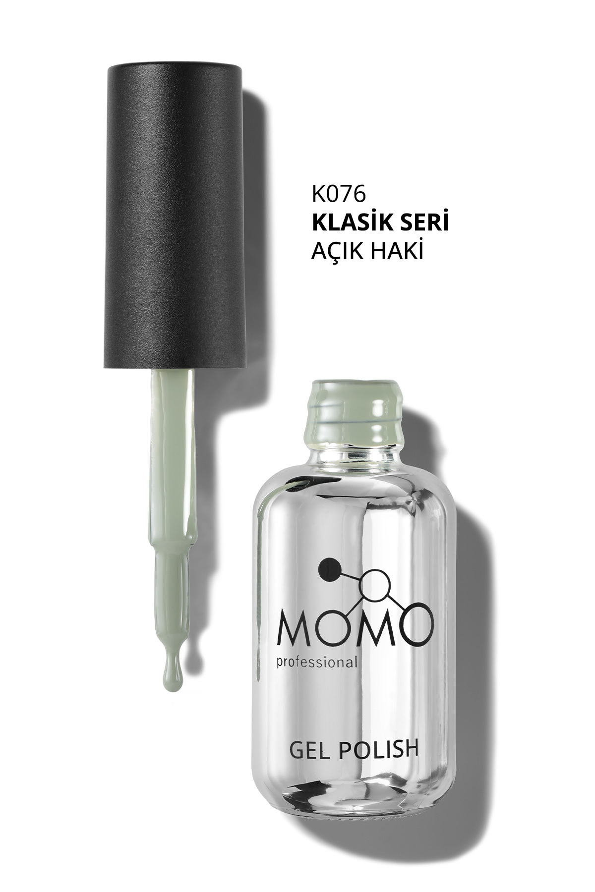 Kalıcı Oje K076 Açık Haki 10 ml — سبز 8860101A01S09K076 — تصویر 3 از 8