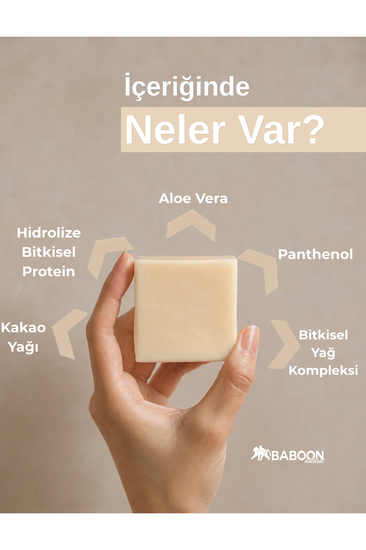 Aloe Vera Katı Saç Kremi (DUŞ KREMİ) — 90gr — تصویر 2 از 5
