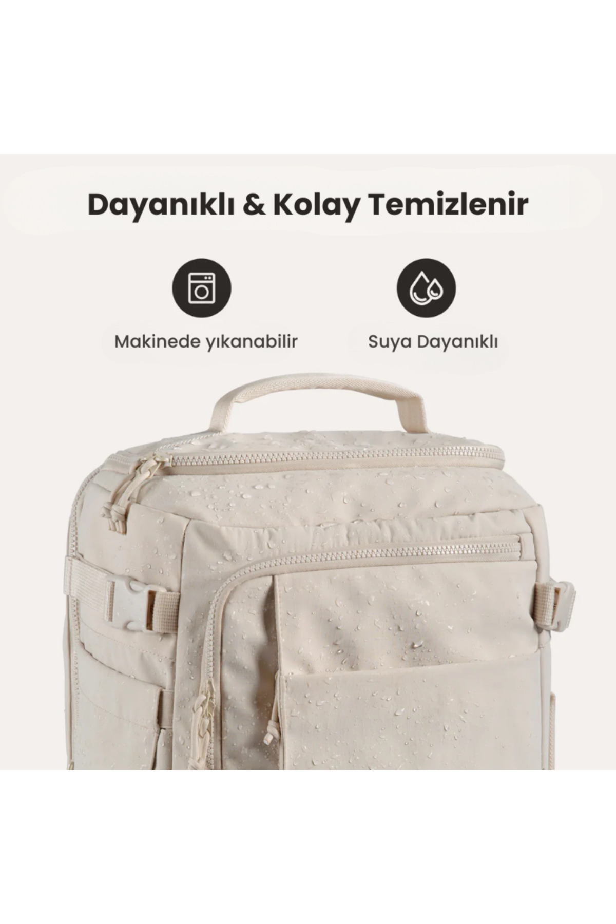 Markina Urban 26L Valiz Tipi Açılabilir Kabin Boy Laptop ve Seyahat Sırt Çantası görsel 4