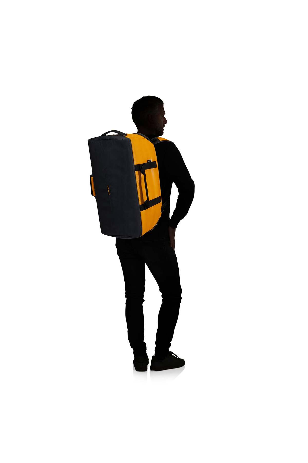 Samsonite Duffle Sarı Spor Çantası görsel 7