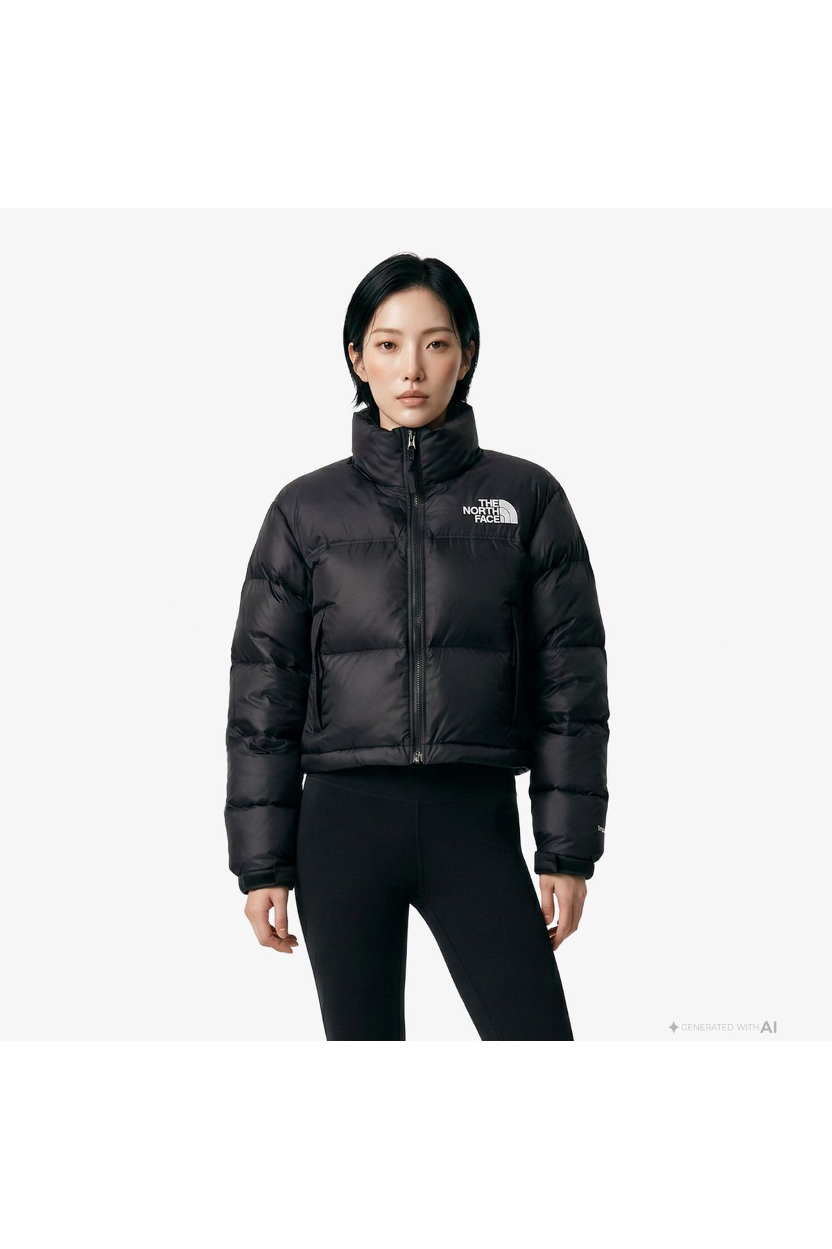 THE NORTH FACE Kadın Nuptse Siyah Mont