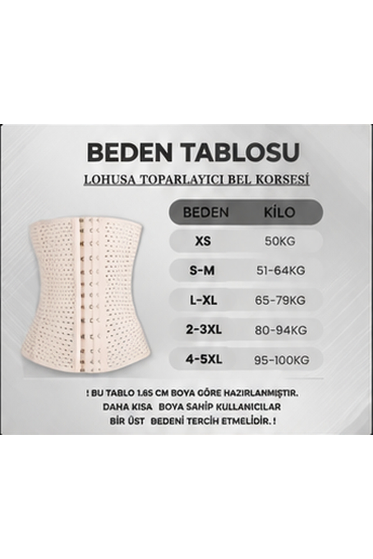 SWEAT FAST Şekillendirici Ve Sıkılaştıcı Hamile 2 Beden Dik Duruş Destekli Balenli Lohusa Korse görsel 4