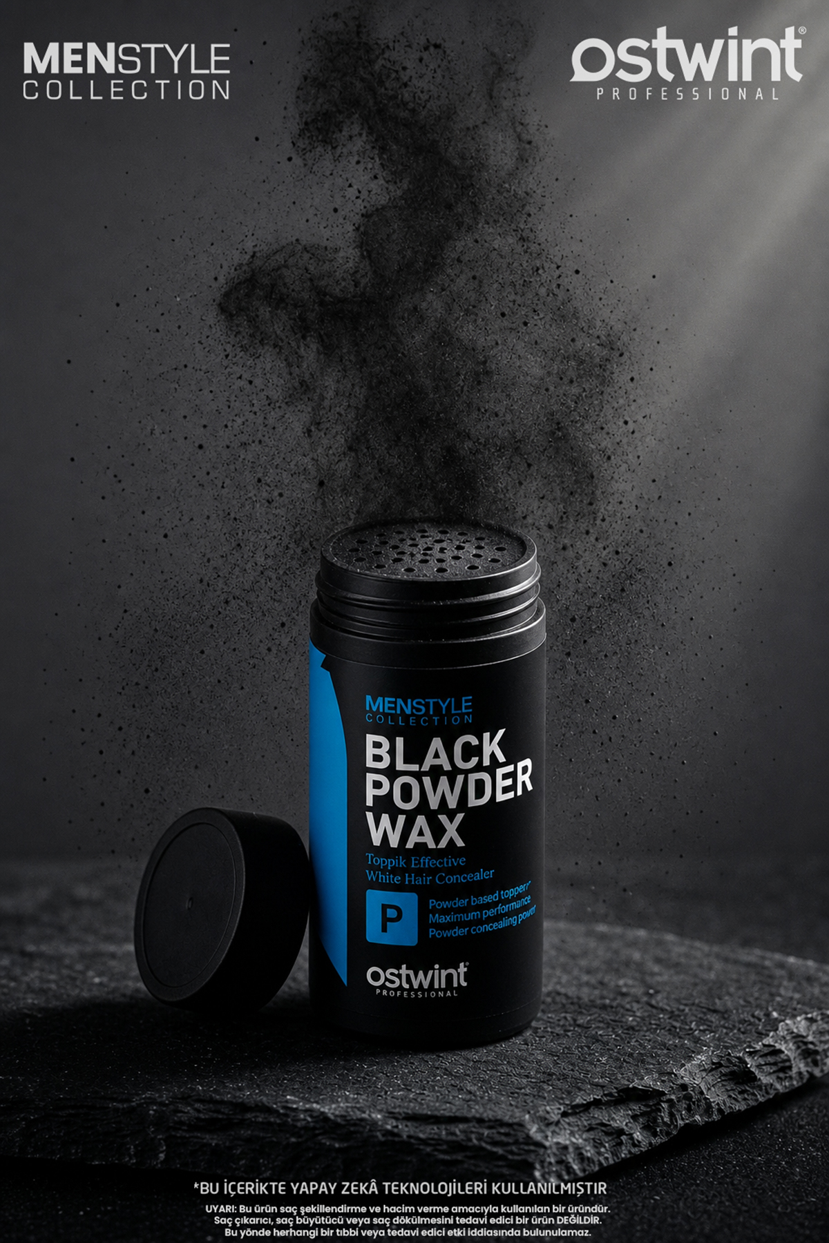 Professional Siyahlaştırıcı Şekil Verici Topik Etkili Pudra Black Powder Wax – 20 gr — 8684771990450 — تصویر 2 از 6