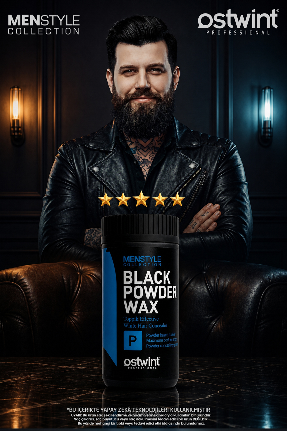 Professional Siyahlaştırıcı Şekil Verici Topik Etkili Pudra Black Powder Wax – 20 gr — 8684771990450 — تصویر 5 از 6