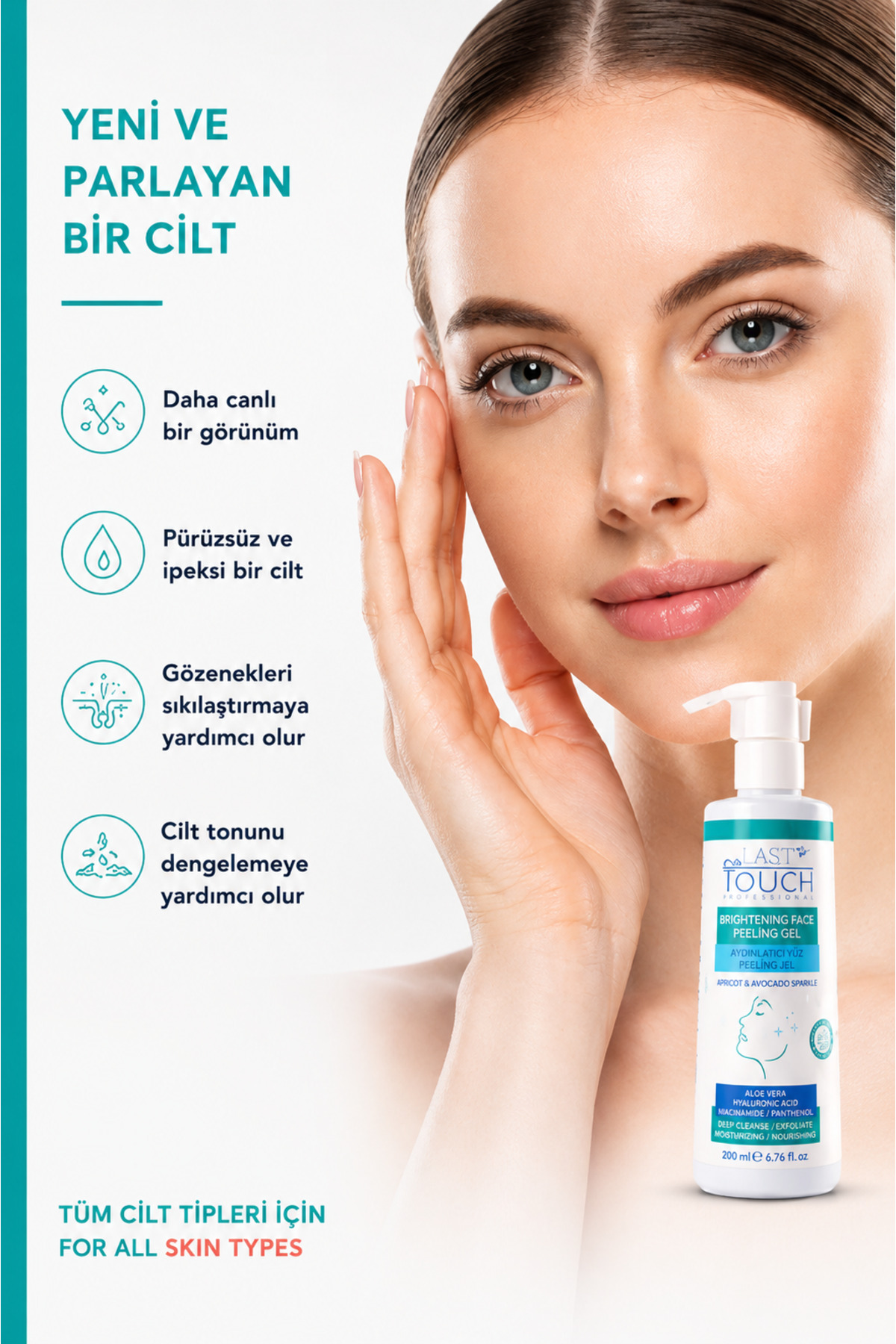 2'li Paket Göz Altı Morluk Karşıtı Göz Çevresi Serum & Ölü Deriden Arındırıcı Yüz Peeling Jel — TYCD7JM6HN172845647551574 — تصویر 7 از 9