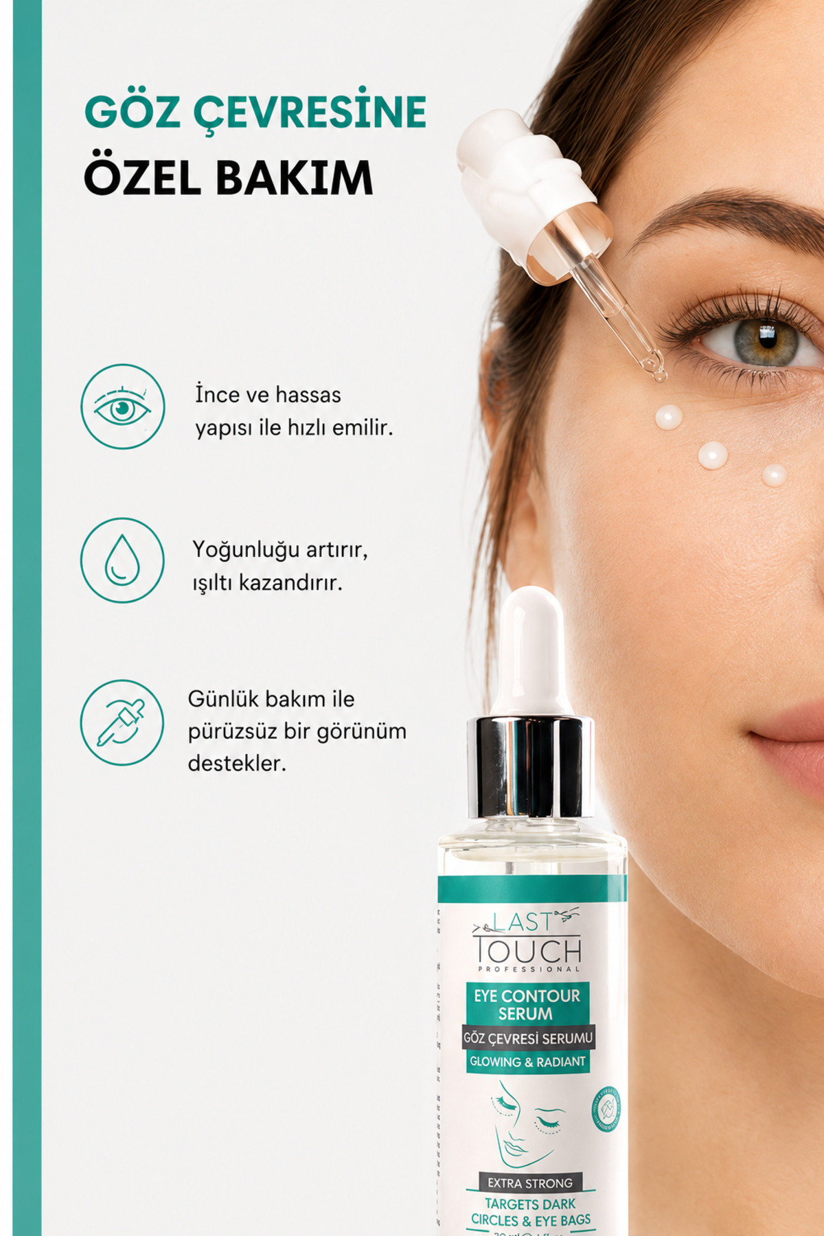 2'li Paket Göz Altı Morluk Karşıtı Göz Çevresi Serum & Ölü Deriden Arındırıcı Yüz Peeling Jel — TYCD7JM6HN172845647551574 — تصویر 6 از 9