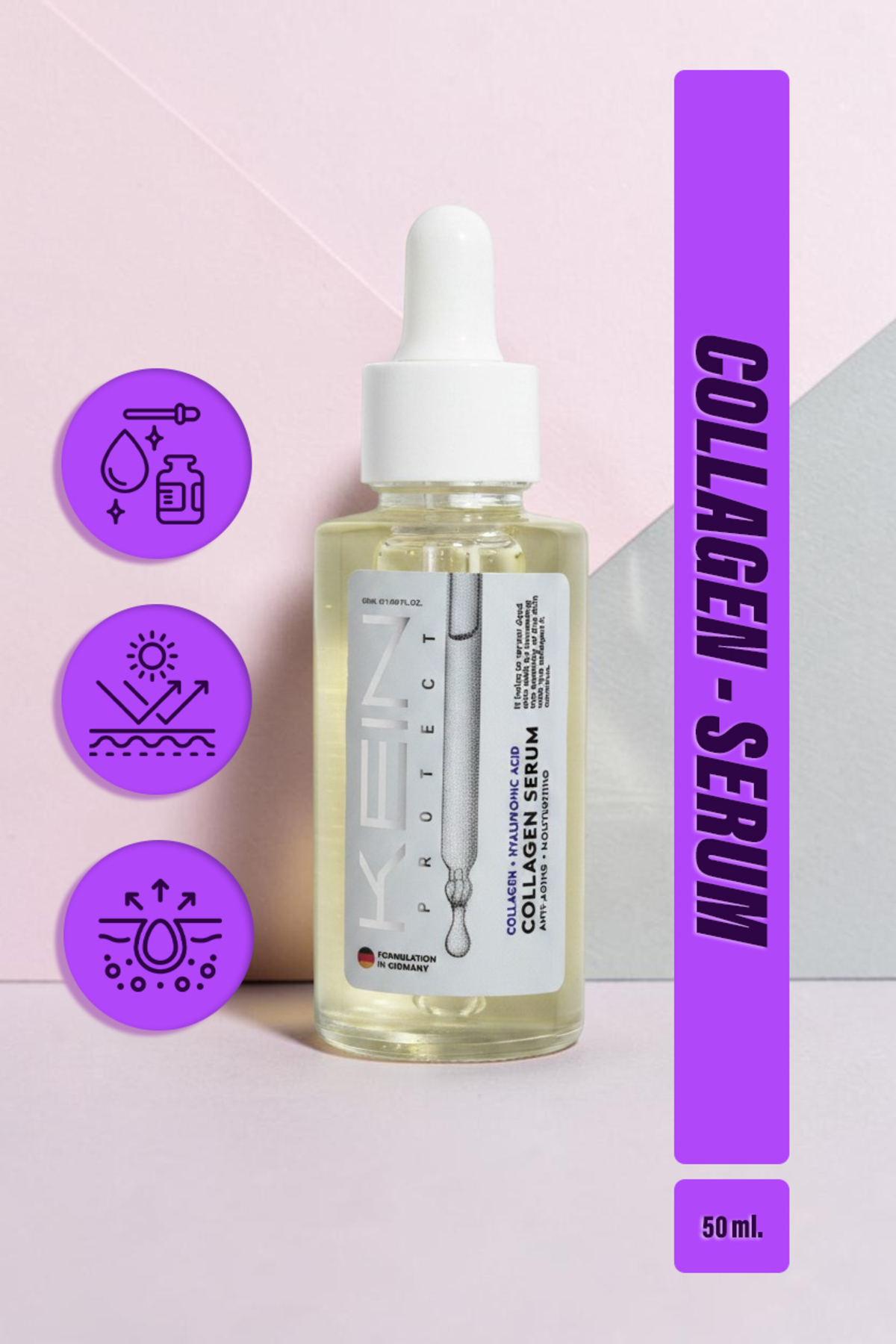 Kırışıklık Ve Yaşlanma Karşıtı Besleyici Collagen Serum 50ml — CNR-BG