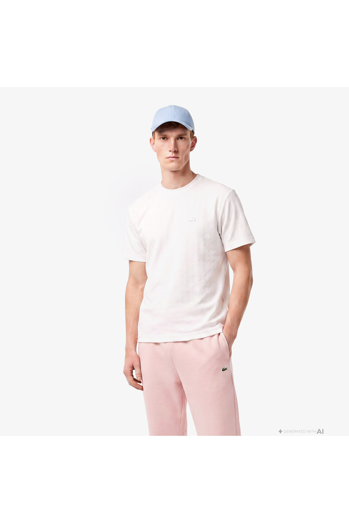تیشرتمردانهLacosteسفید