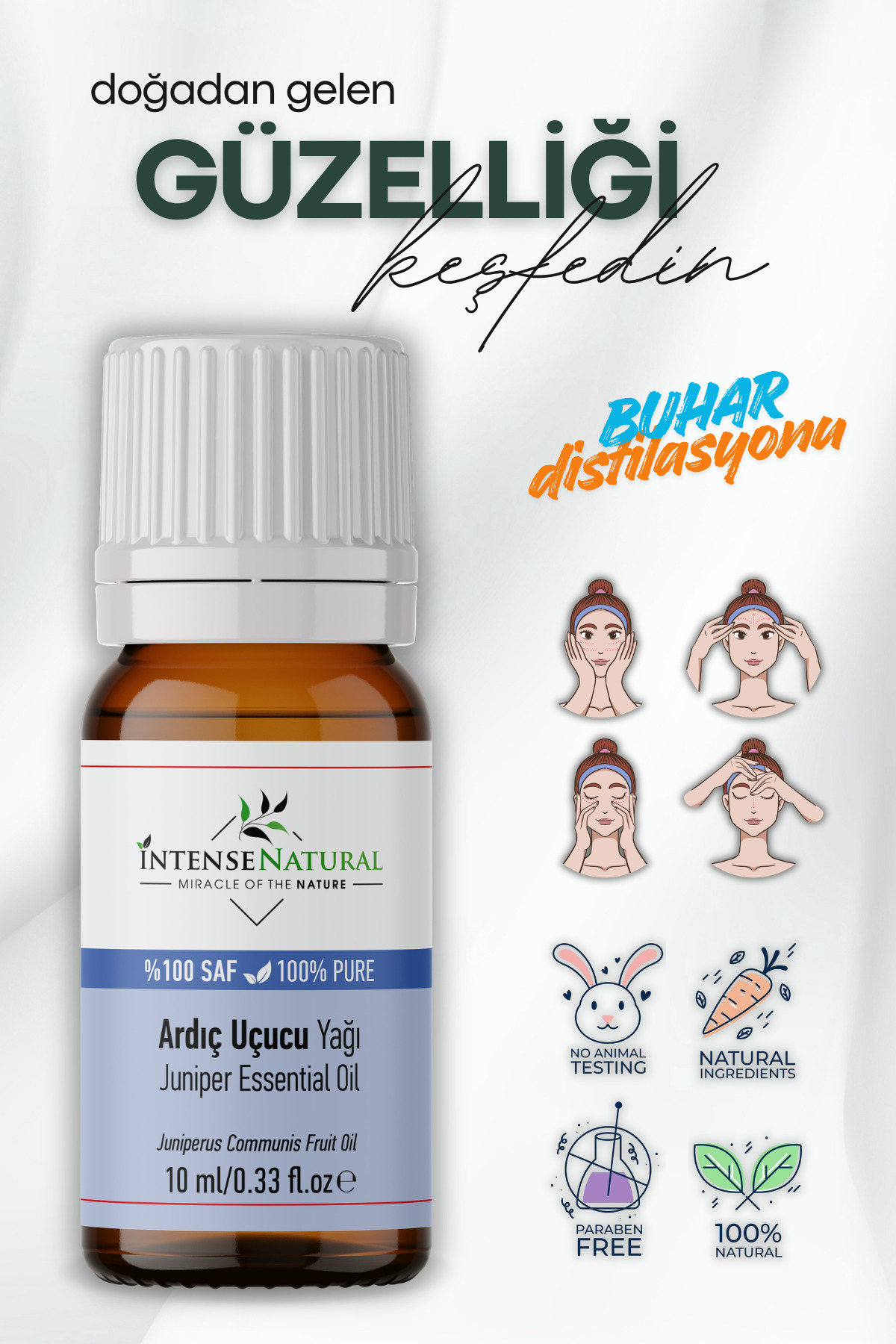 Ardıç Uçucu Yağı 10 Ml %100 Saf Ve Doğal Juniper Berry Essential Oil — NTR-1032