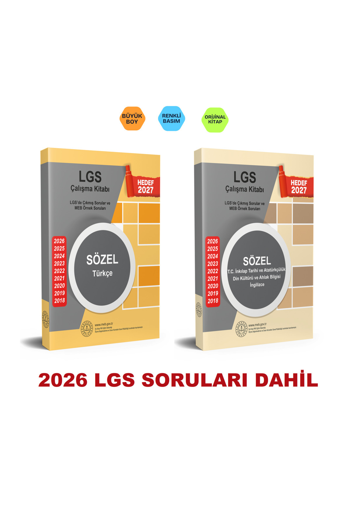 Kurul Yayıncılık 2027 8.Sınıf LGS Çıkmış Sorular ve MEB Örnek