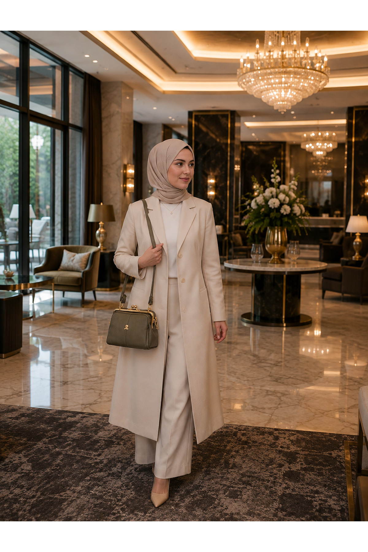 MODAMARKM MODERN LÜKS SPOR KADIN ÇANTASI VE CÜZDAN İKİLİ KOMBİN SET GÜNLÜK ŞIK VE RAHAT KULLANIM görsel 7
