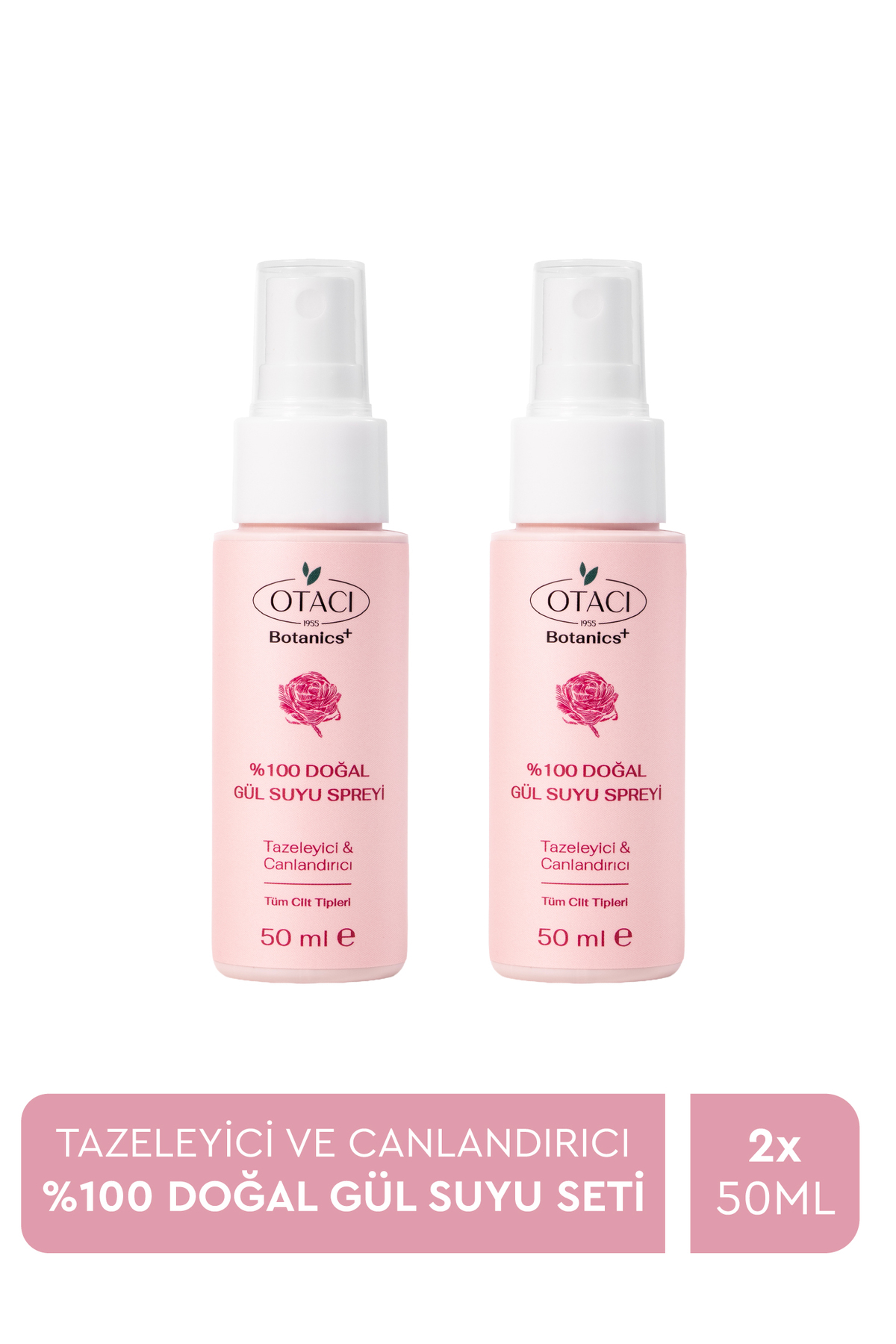 Otacı Botanics+ %100 Doğal Gül Suyu Spreyi 2'li Set — 127186