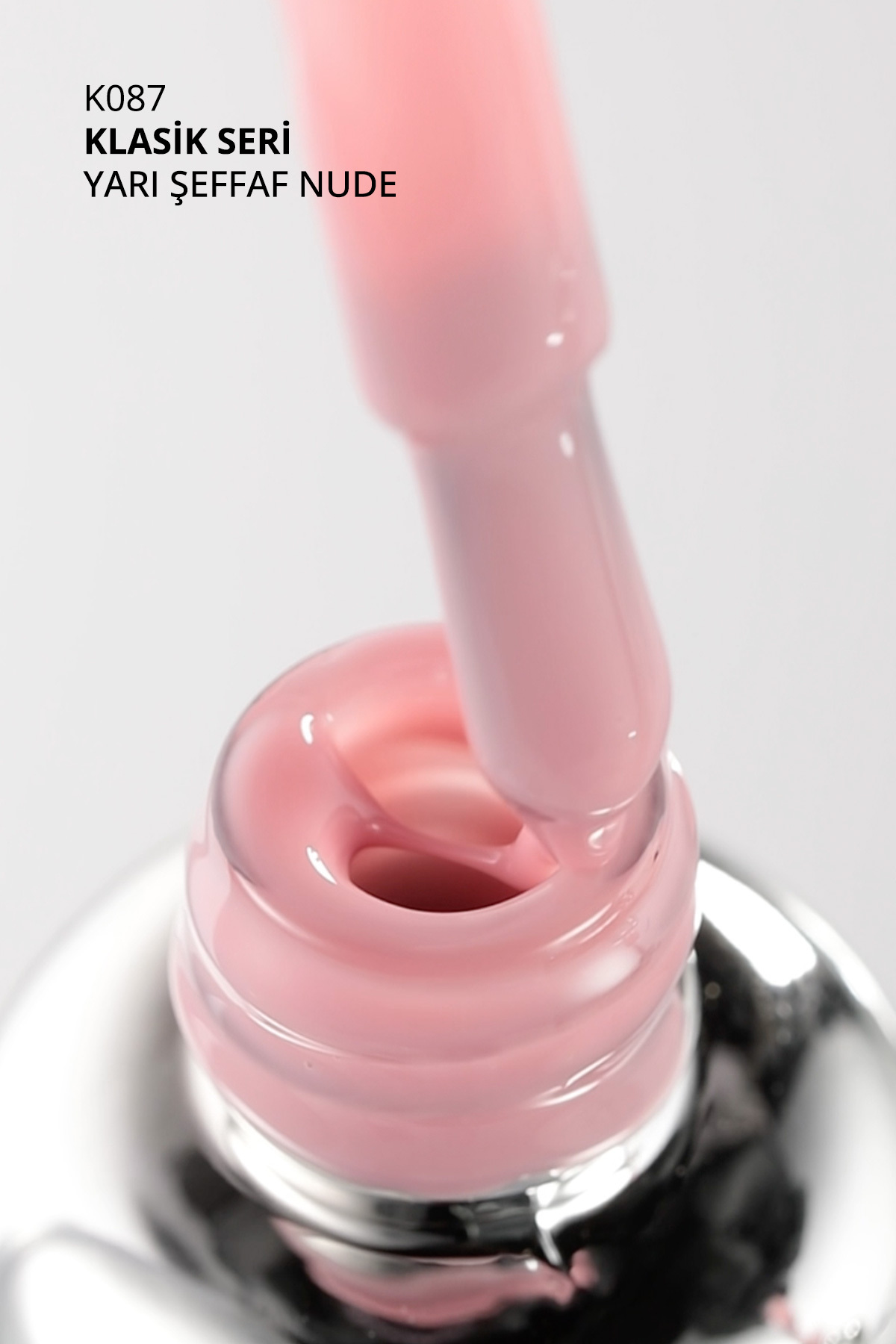 Kalıcı Oje K087, Yarı Şeffaf Nude, 10 ml — کرم 8860101A01S09K087 — تصویر 8 از 8