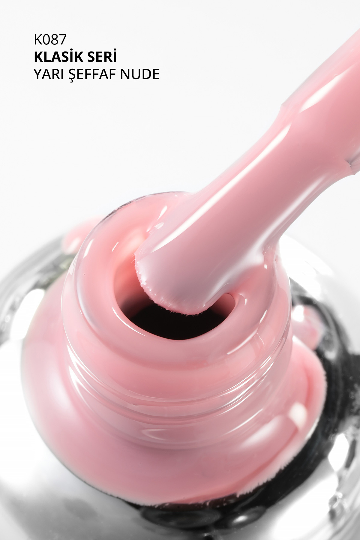 Kalıcı Oje K087, Yarı Şeffaf Nude, 10 ml — کرم 8860101A01S09K087 — تصویر 4 از 8