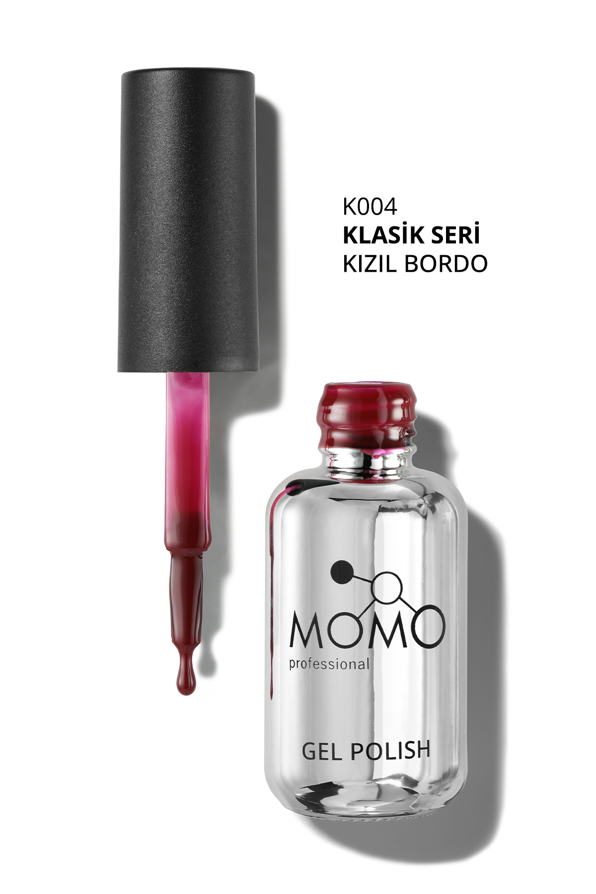 Kalıcı Oje K004 Kızıl Bordo 10 ml — زرشکی 8860101A01S09K004 — تصویر 2 از 7