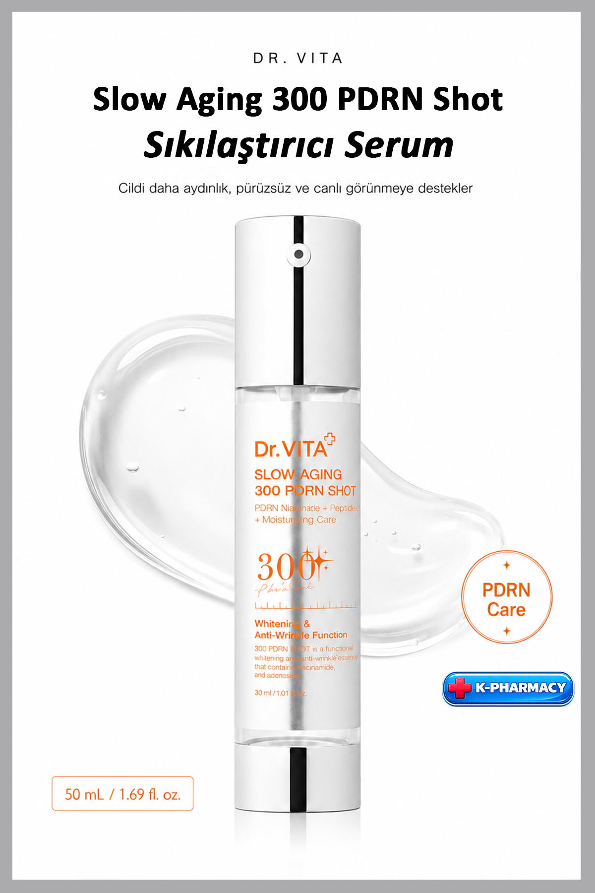 [DAYCELL] Dr.VITA⁺ Dr.VITA Slow Aging 300 PDRN Shot - Sıkılaştırıcı Serum 50ml — 300PDRNShot