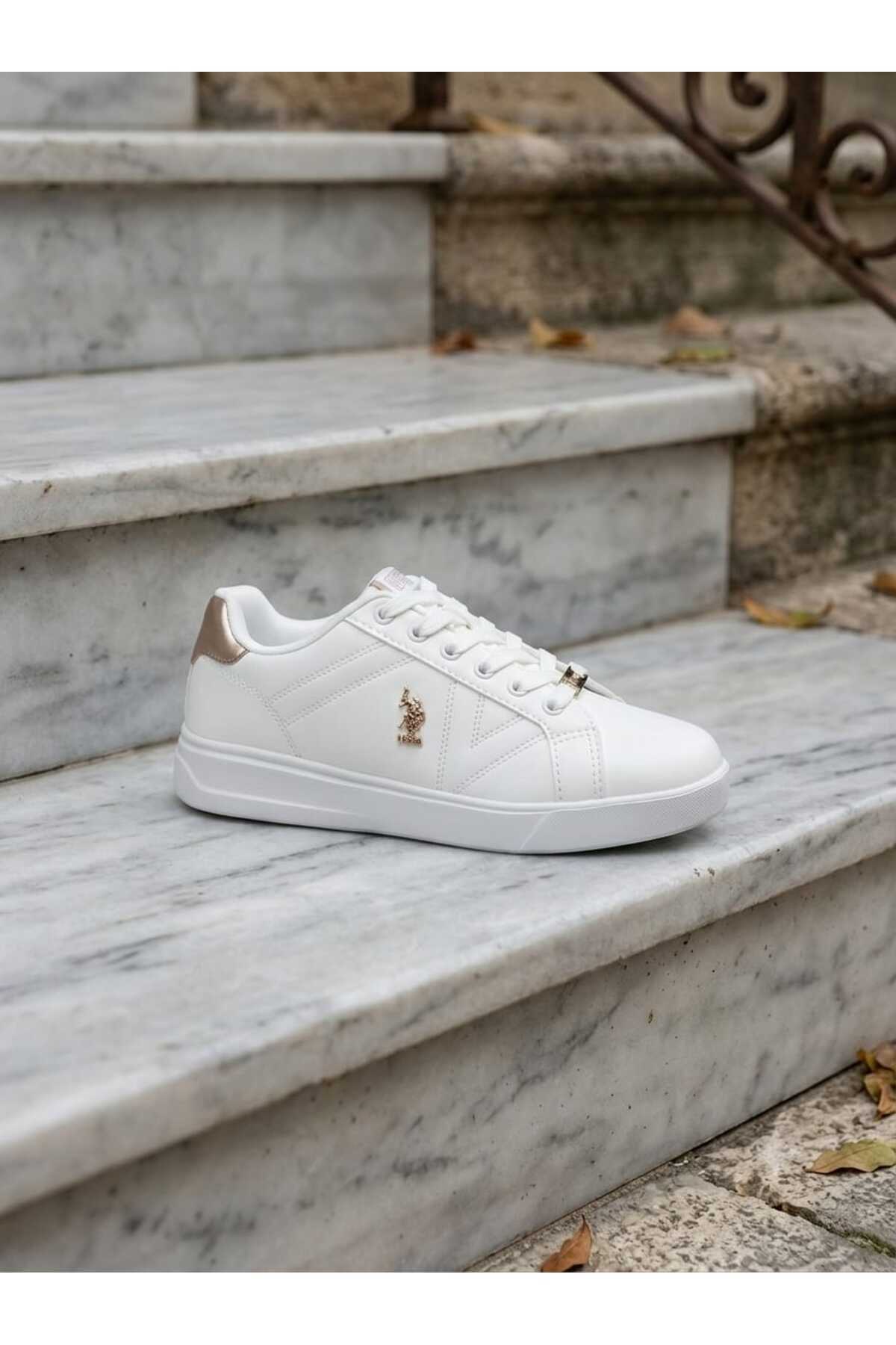 U.S. Polo Assn. EXXY 6FX Beyaz Kadın Sneaker