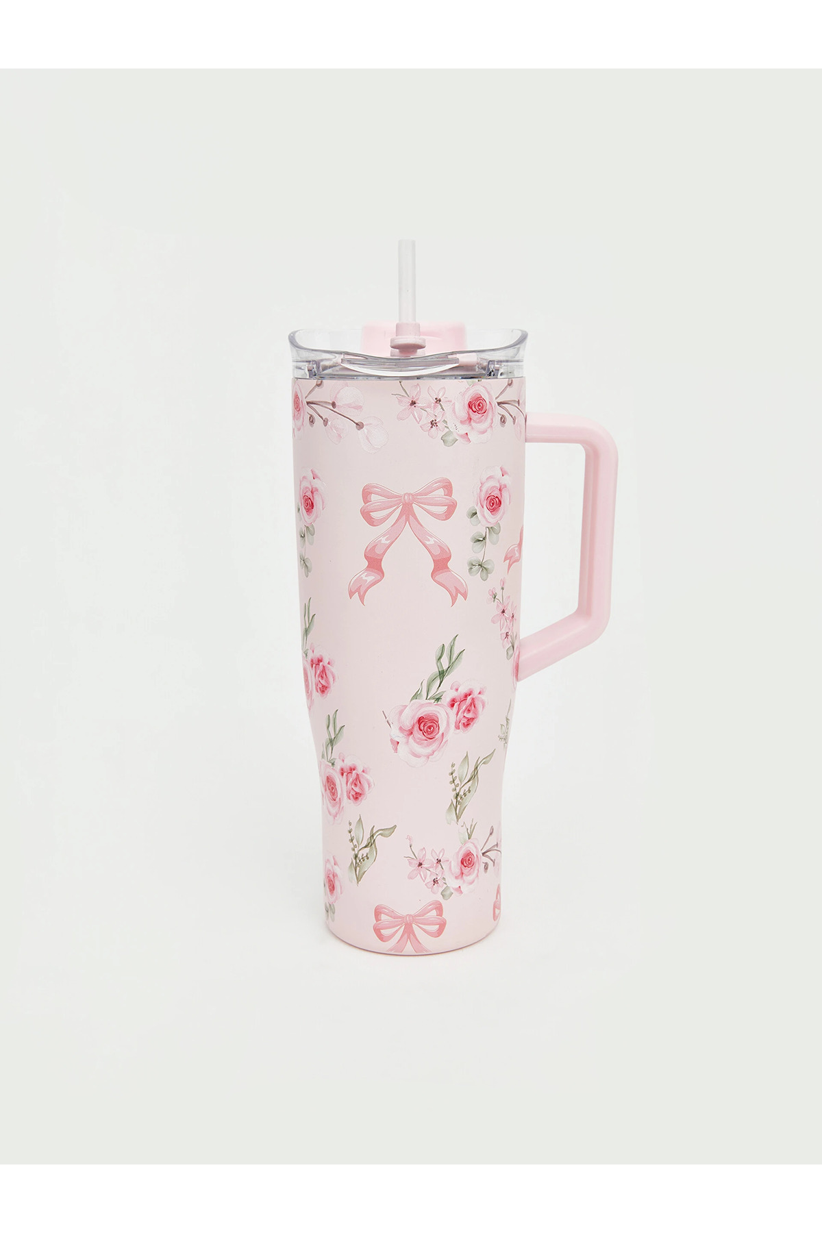ترموس کپا 1000 میلی لیتری طرح گلدار مختلط از برند LCW ACCESSORIES
