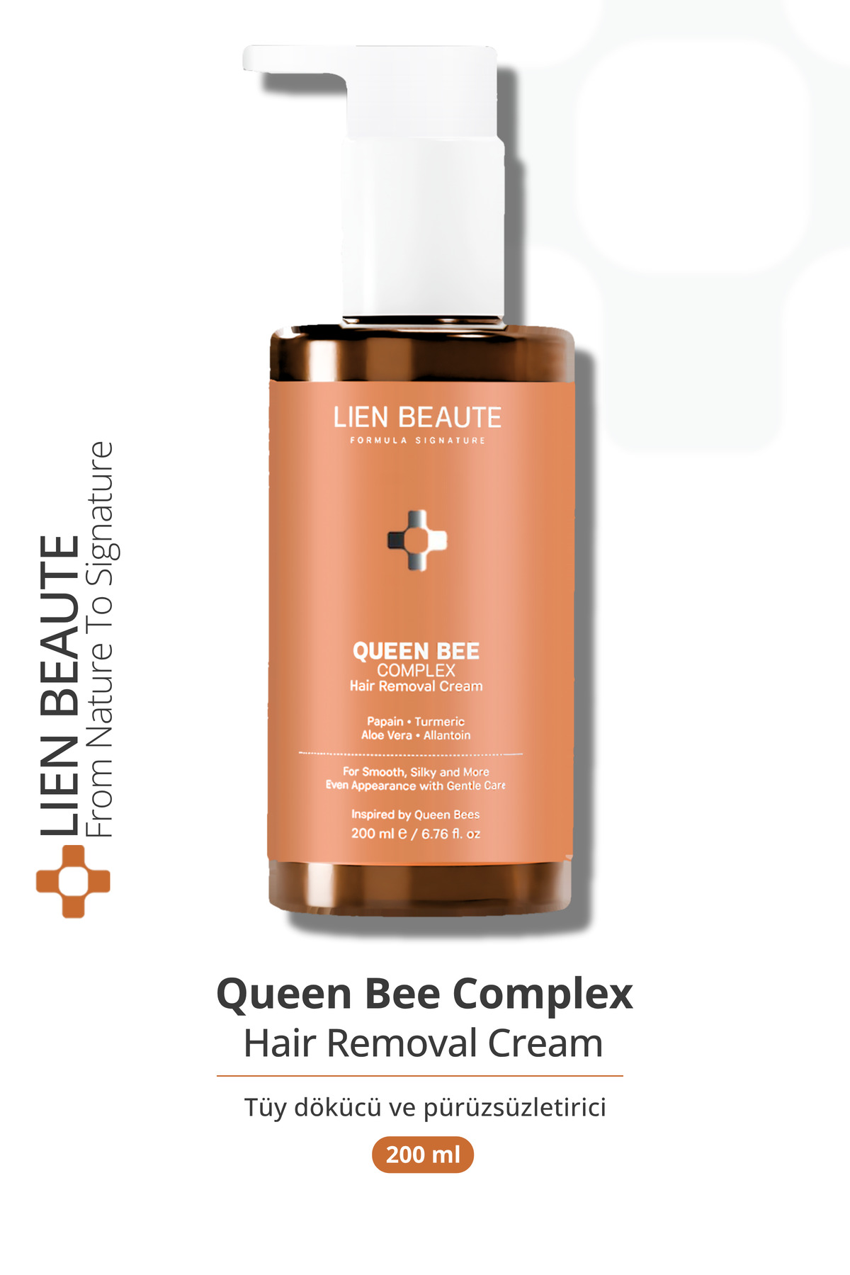 ⭐️新品　SILKY QUEEN Luxury Milk Lotion 65ml Lien Beaute Kraliçe Arı Kompleks Tüy Dökücü Krem Unisex Papaya