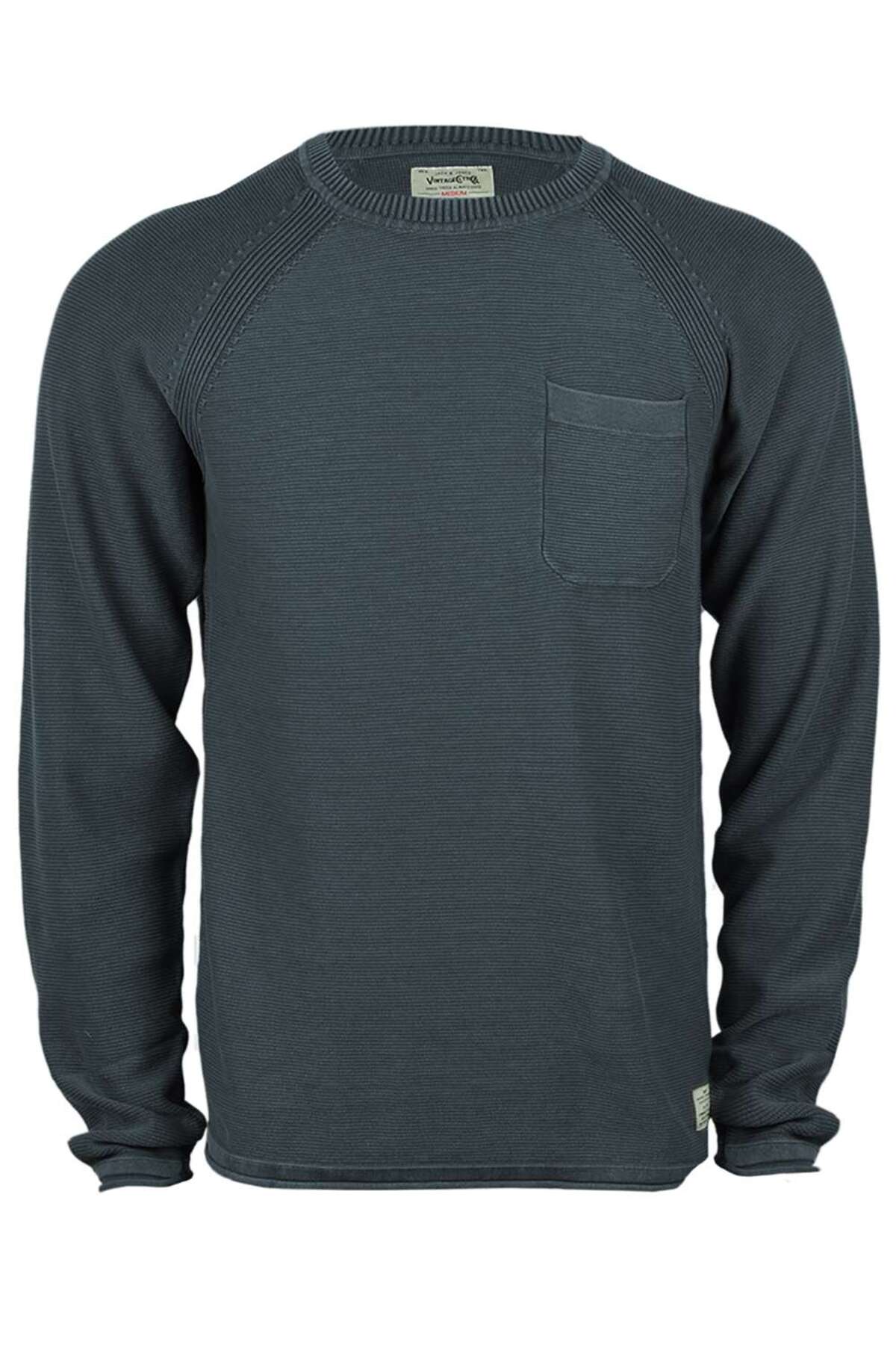 سویشرت مردانه جک جونز کد ۱۲۱۲۲۴۶۷-آبی جک اند جونز سویشرت Jack & Jones