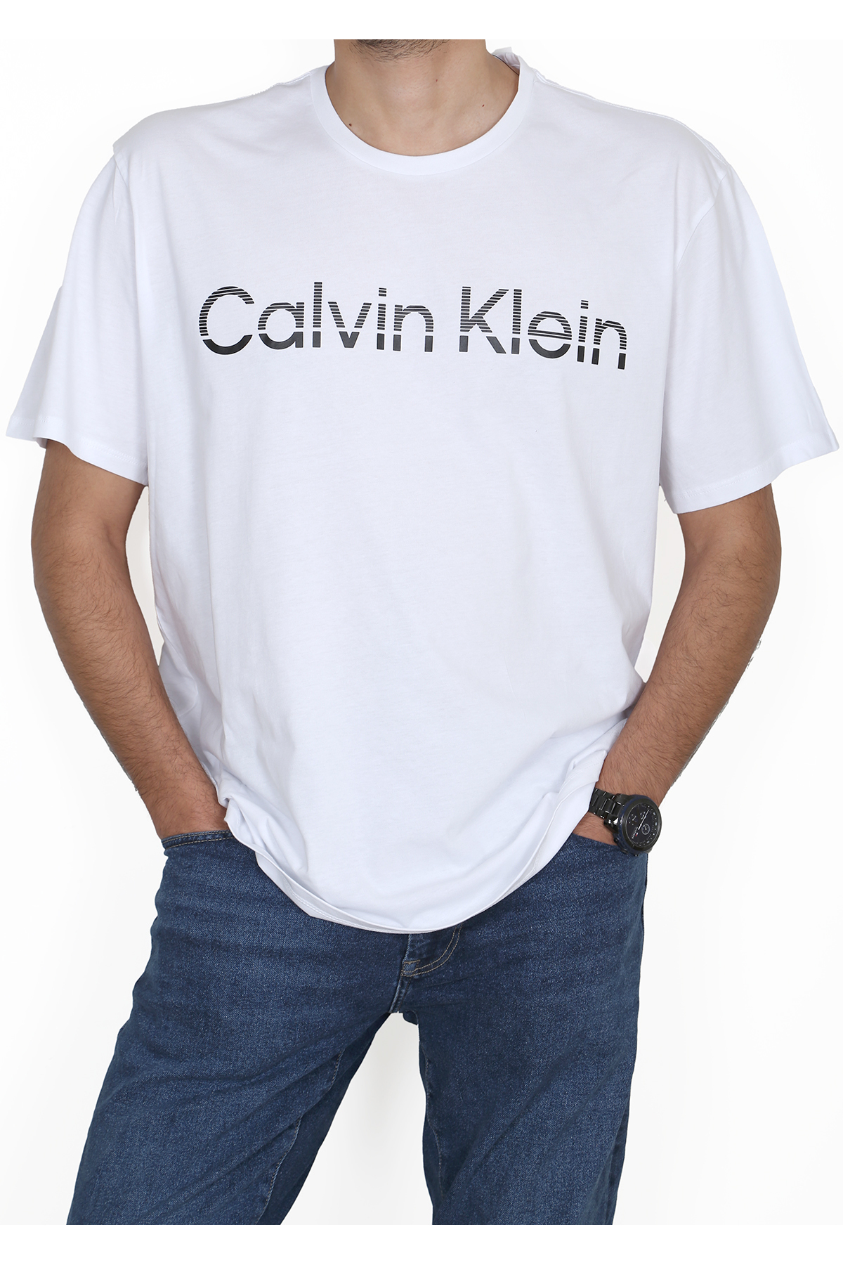 تیشرتمردانهCalvin Kleinسفید