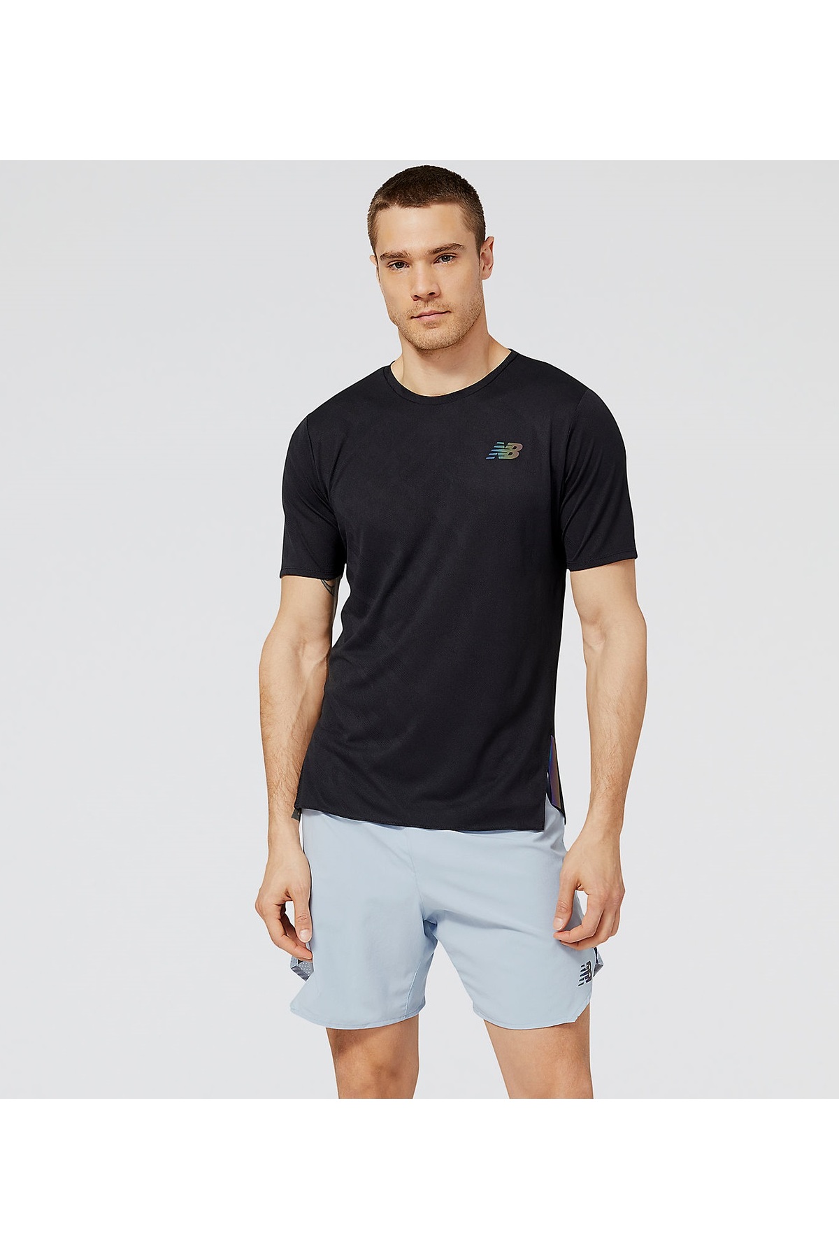 تی‌شرت مردانه MT23281-BK نیو بالانس تی شرت ورزشی New Balance