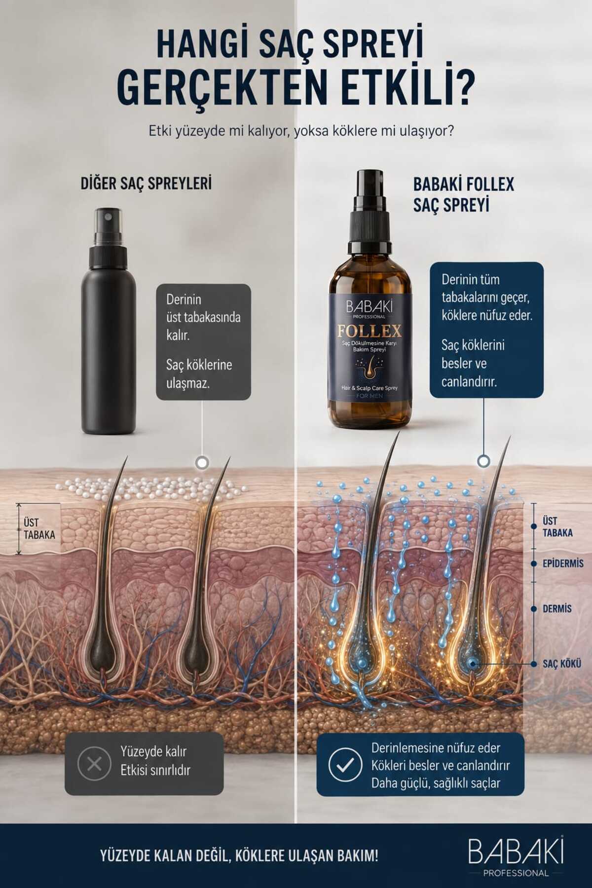 Professional Follex Kadınlara Özel Saç Dökülmesine Karşı Bakım Spreyi 60 ml — bayan follex — تصویر 6 از 7