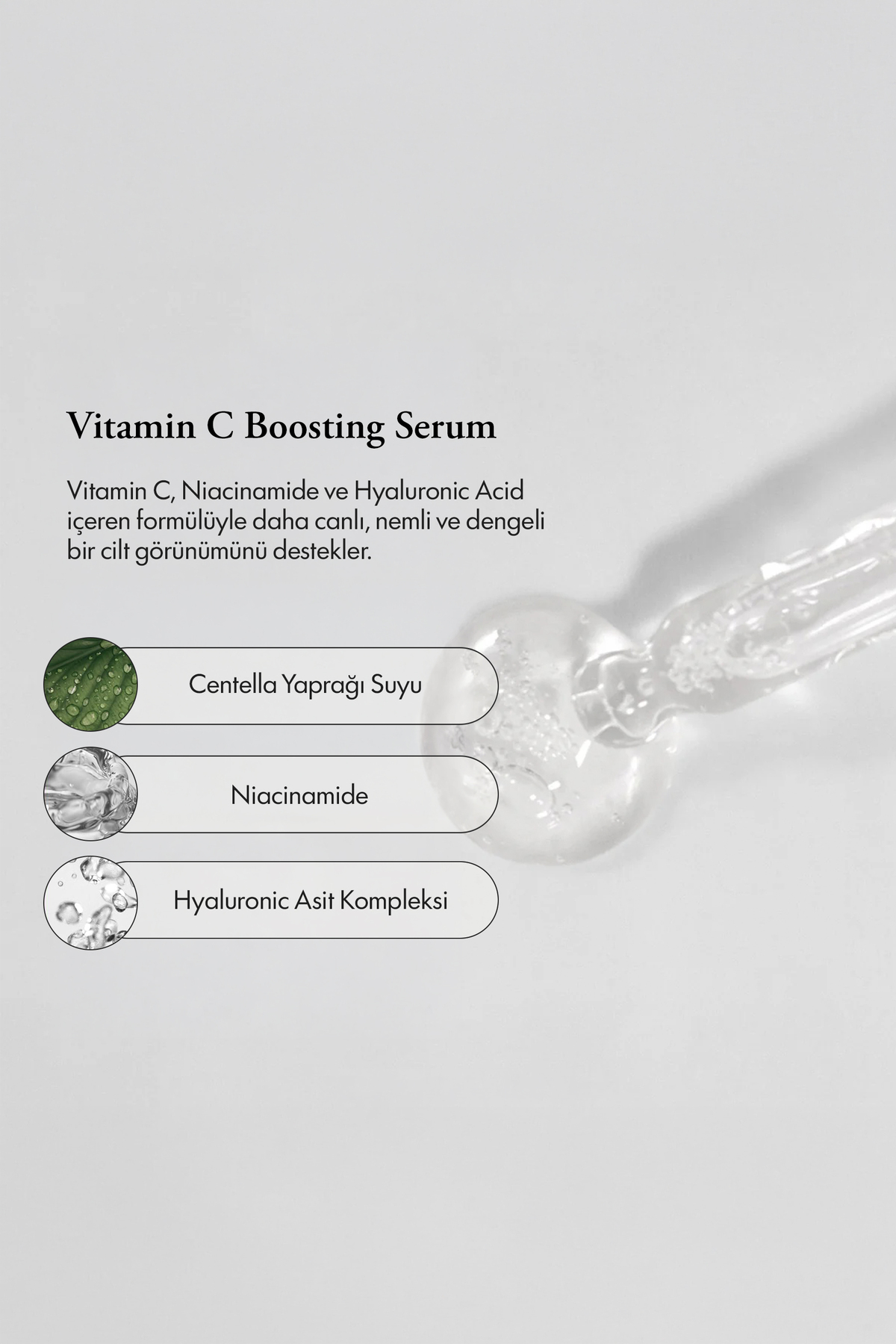 Vitamin C Boosting Serum | Leke Karşıtı Niacinamide Alpha Arbutin Tranexamic Acid Aydınlatıcı Serum 30 ml — KDRA021 — تصویر 4 از 6