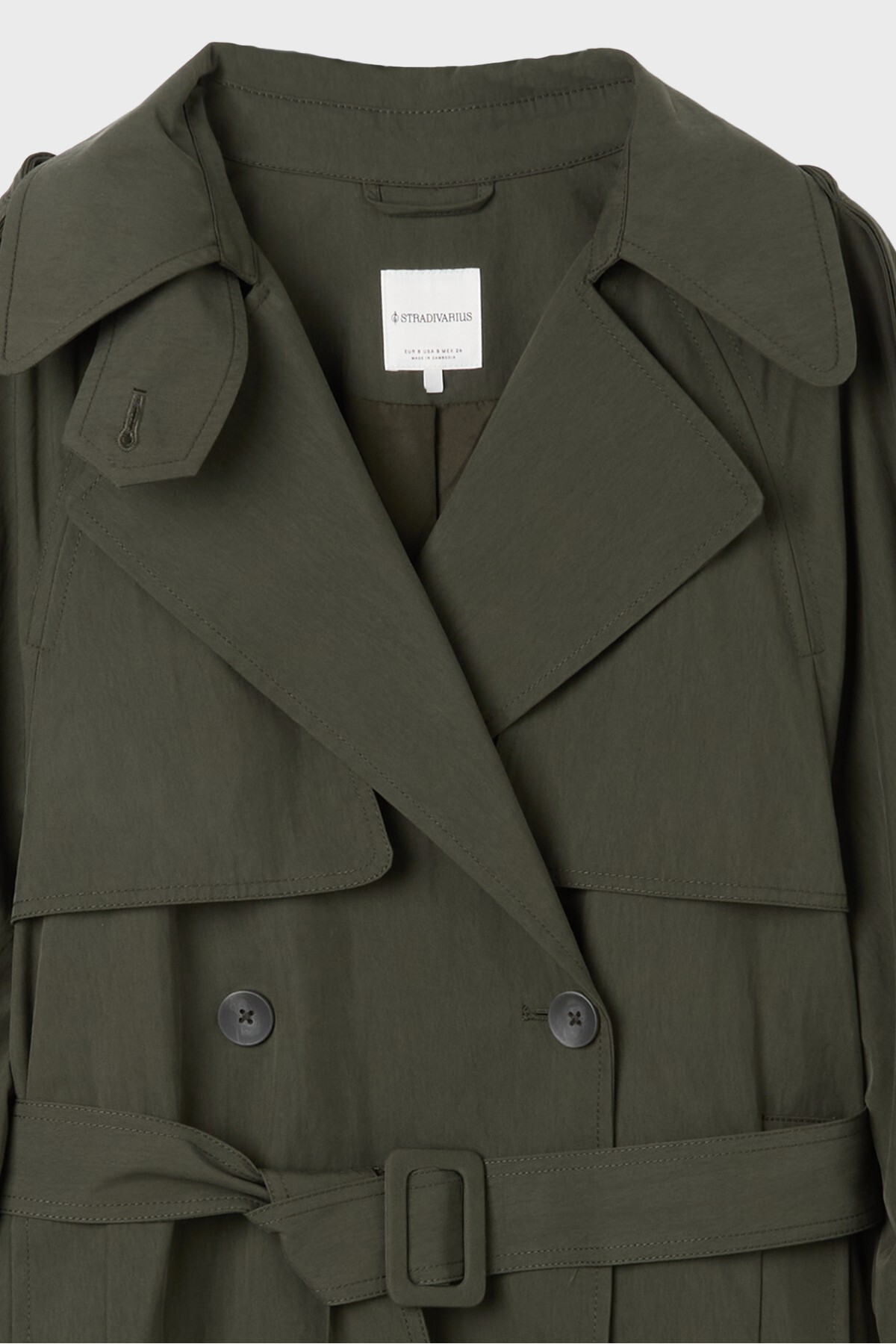 Stradivarius Oversize trençkot görsel 8