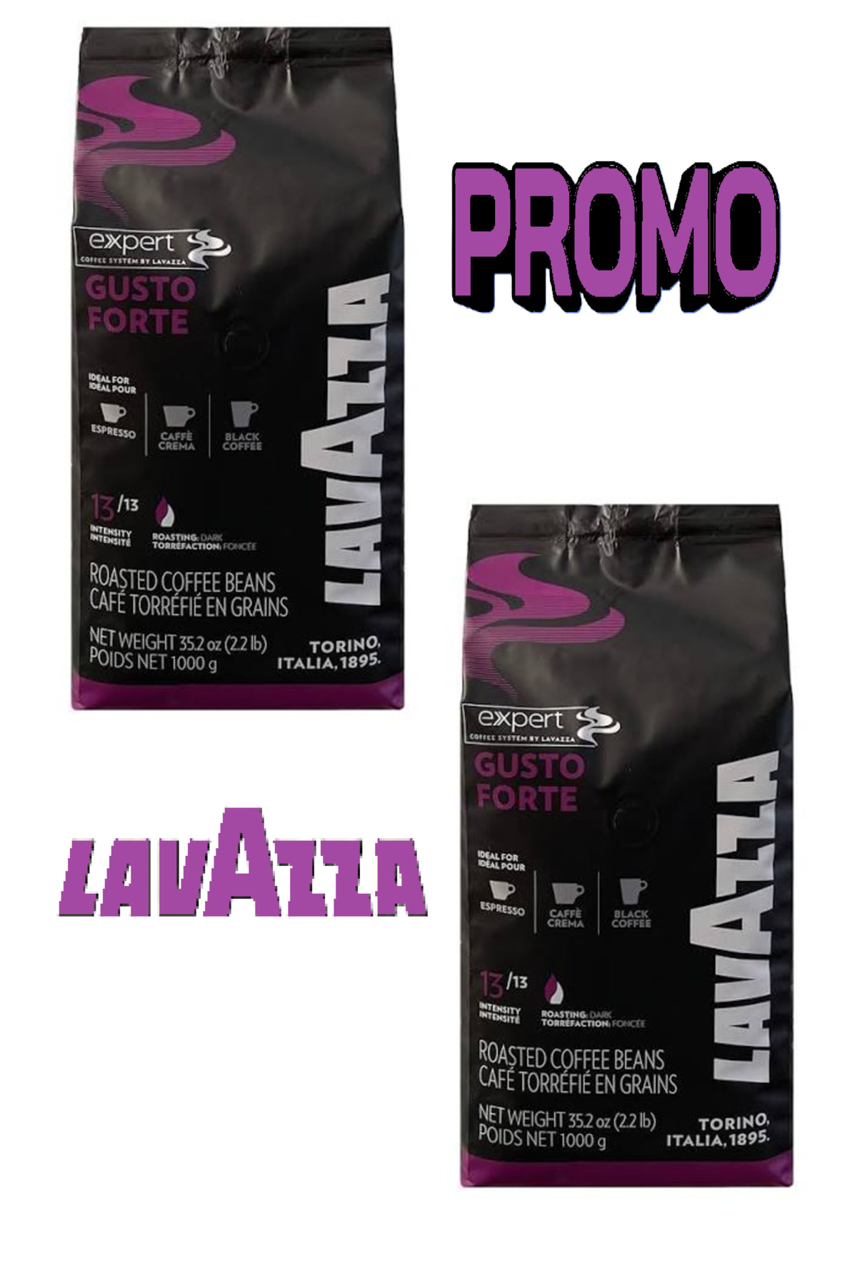 LavAzza Кафе на зърна Густо Форте 2кг