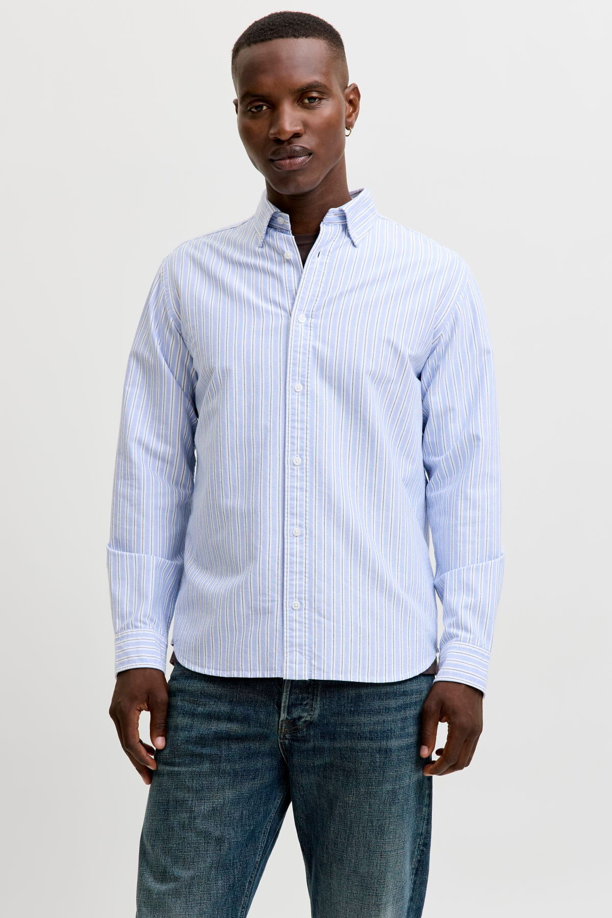 پیراهن آستین بلند مردانه آکسفورد - هاروی جک اند جونز پیراهن Jack & Jones