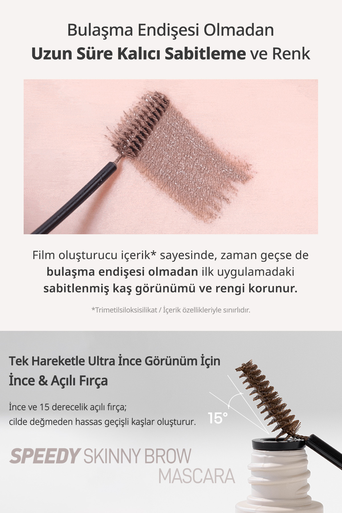 ریمل ابروی Speedy Skinny Brow Mascara 11 Latte Ash - ریمل ابروی رنگ کننده و تثبیت کننده — قهوه‌ای 6554 — تصویر 7 از 9