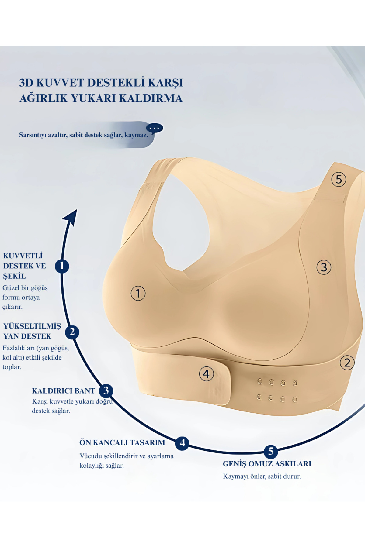 GERÇEKFORM Duruş Destekleyici Sütyen görsel 7